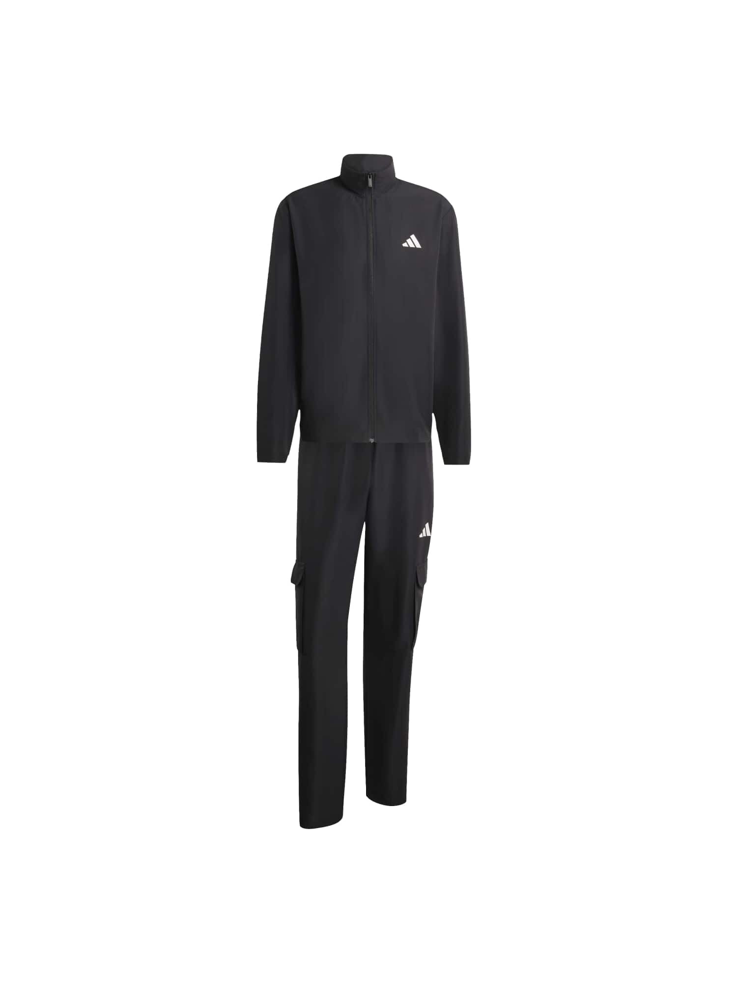 ADIDAS SPORTSWEAR Costum de trening  negru / alb