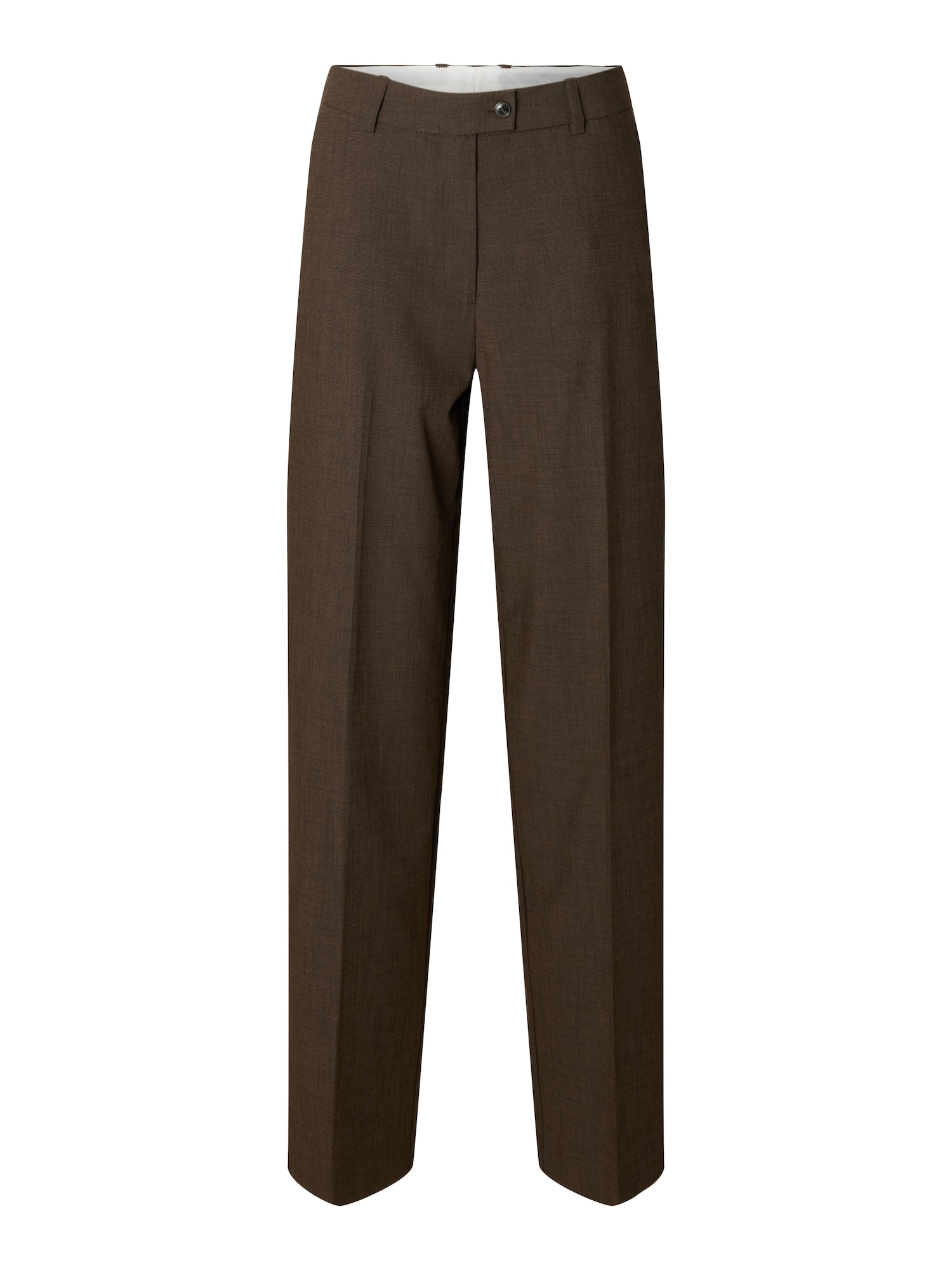 SELECTED Pantaloni cu dungă maro