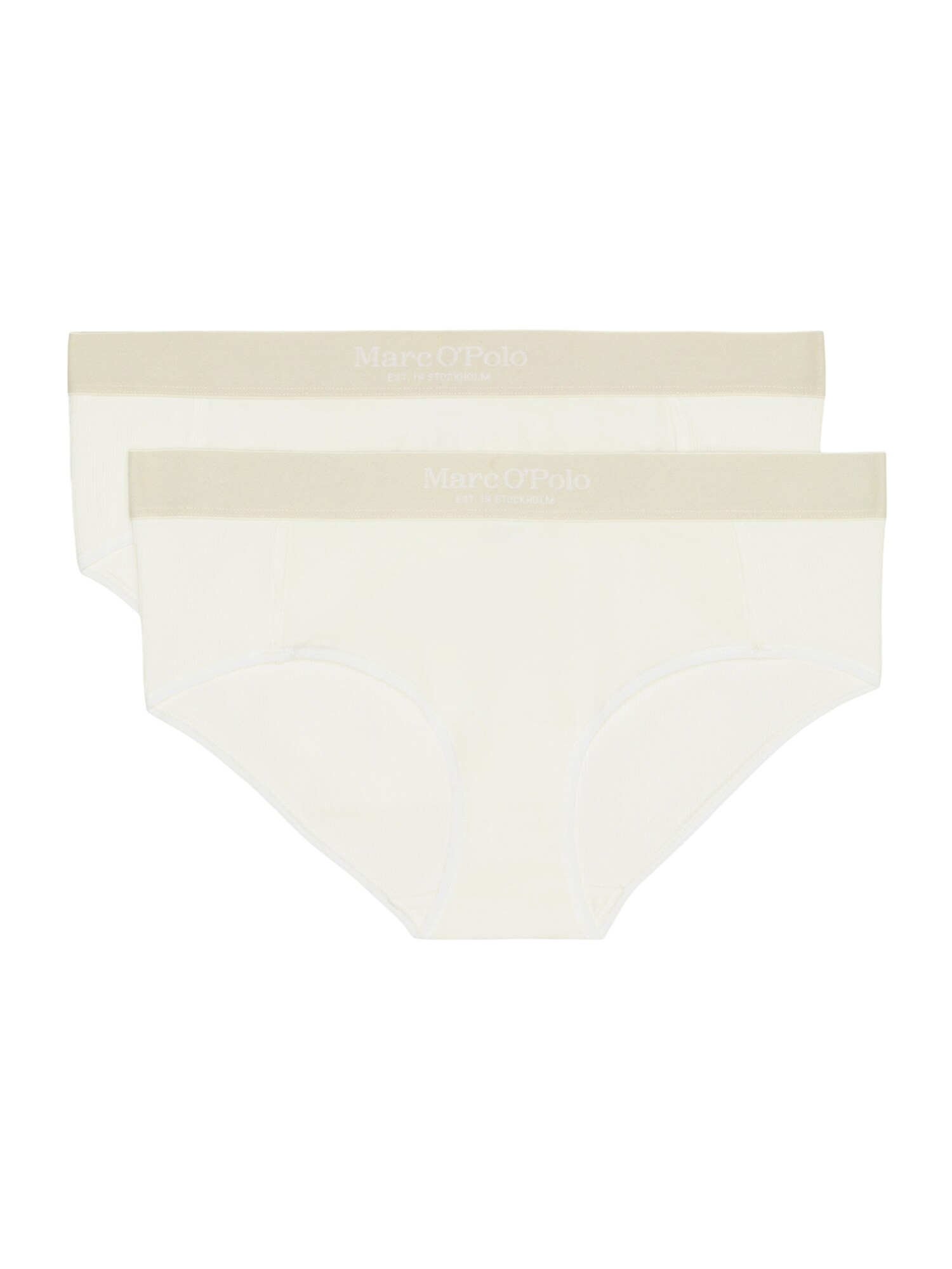 Marc O'Polo Braga 'Iconic Rib'  beige / blanco