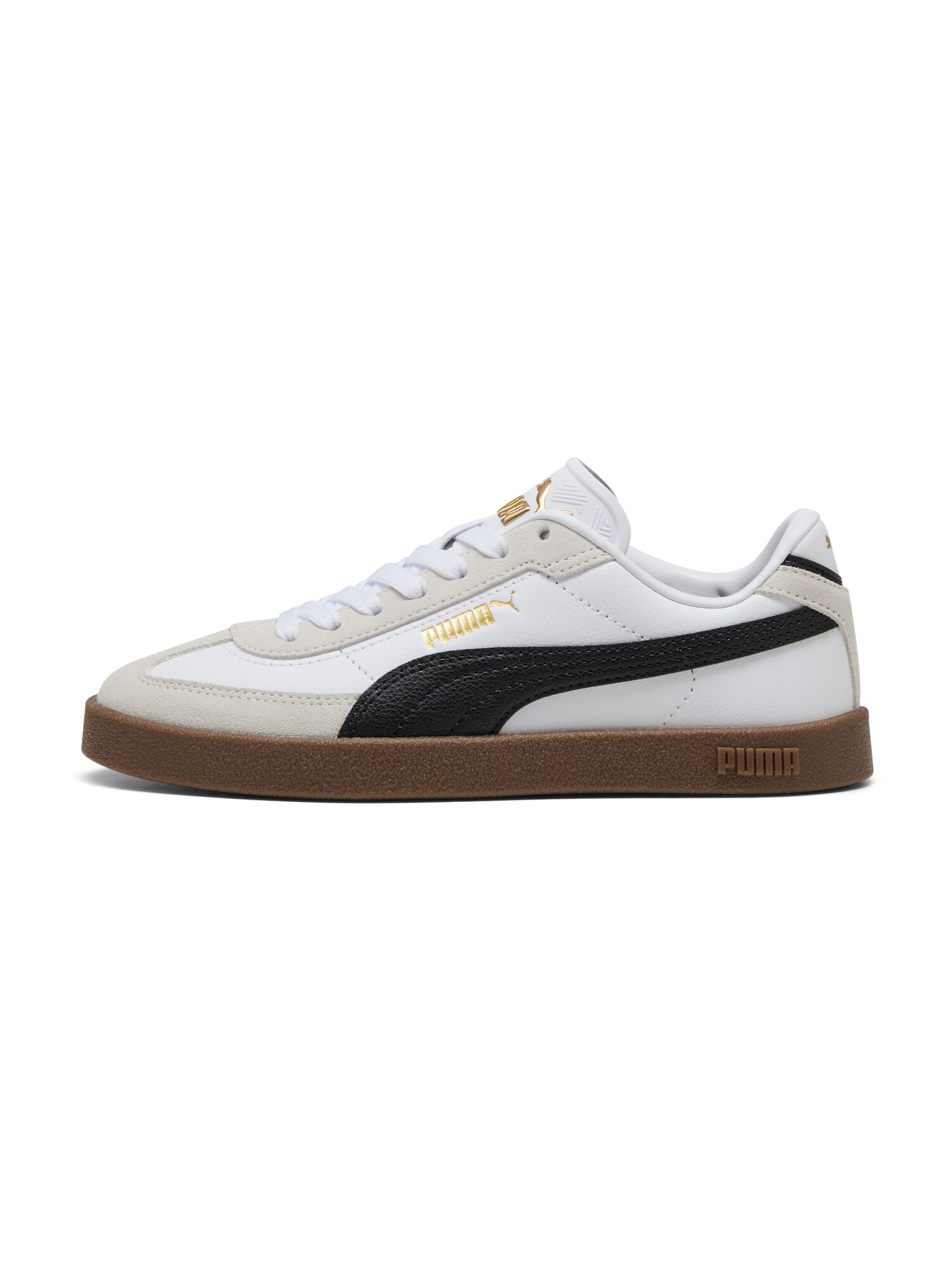 PUMA Sneaker low Club II Era  alb kitt / auriu / negru / alb