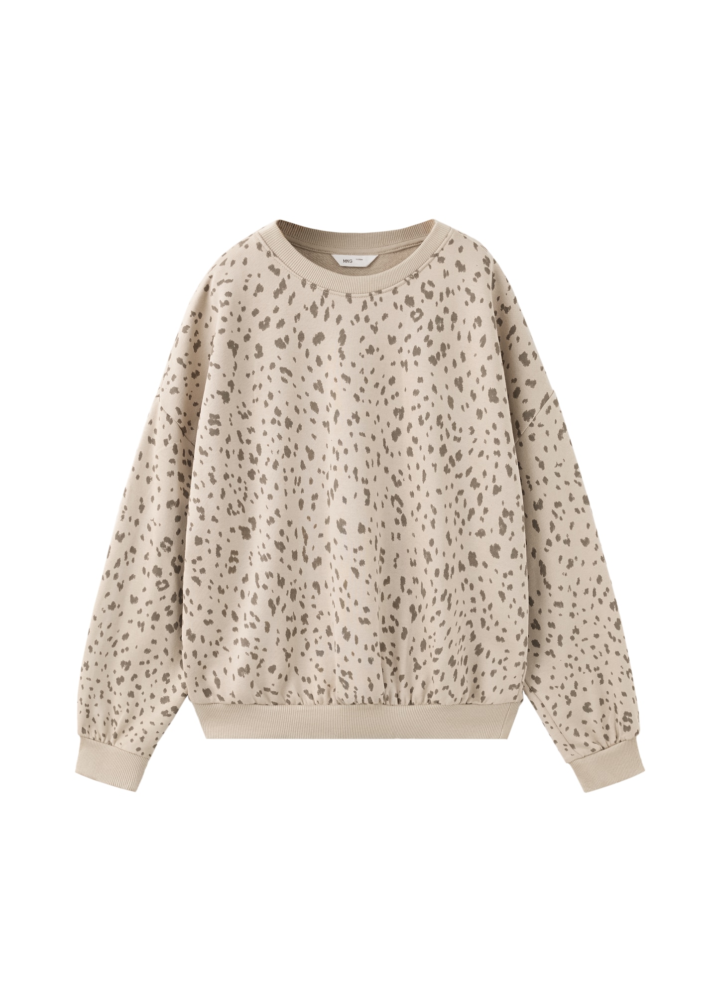MANGO KIDS Sweater majica 'SPIRIT' smeđa / cappuccino