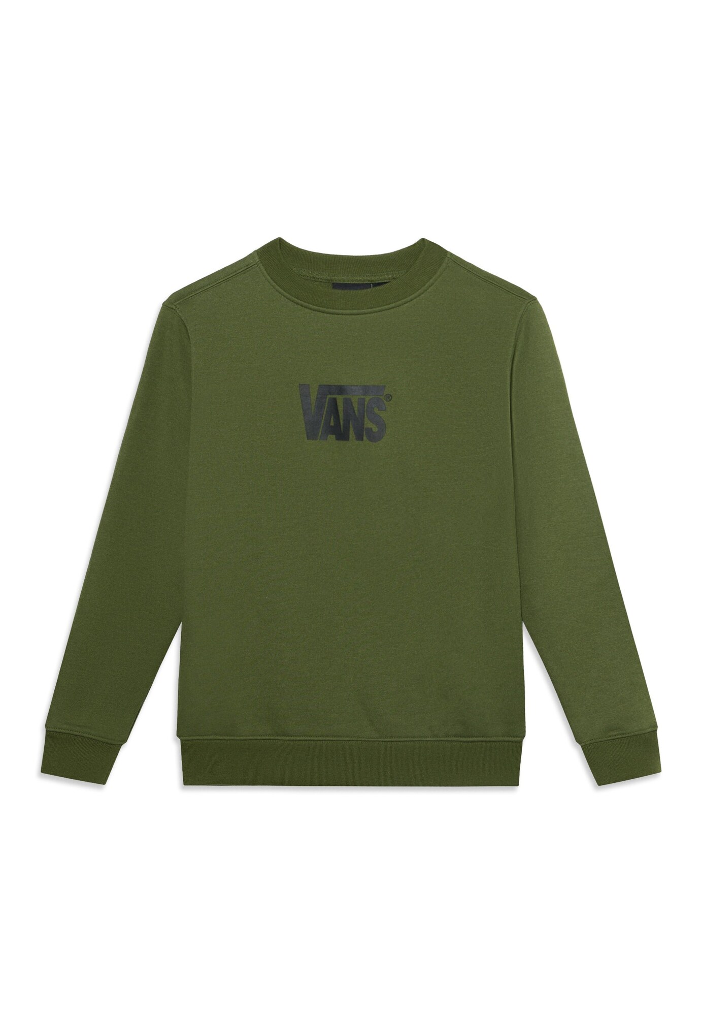 VANS Bluză de molton verde / negru