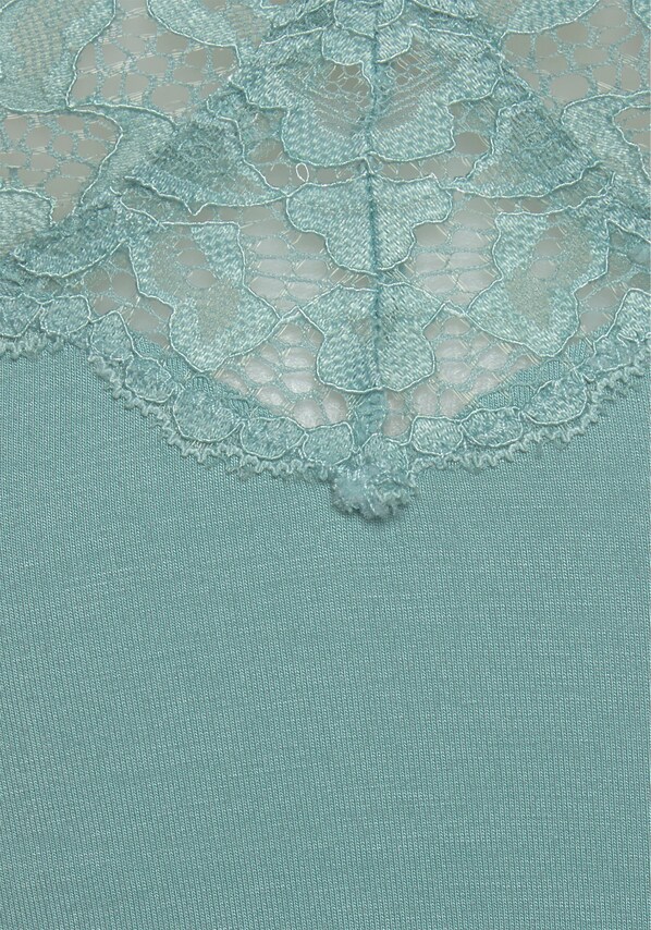 LASCANA, Rövidek 'Summer Lace', zöld, 4 kép a 5 közül