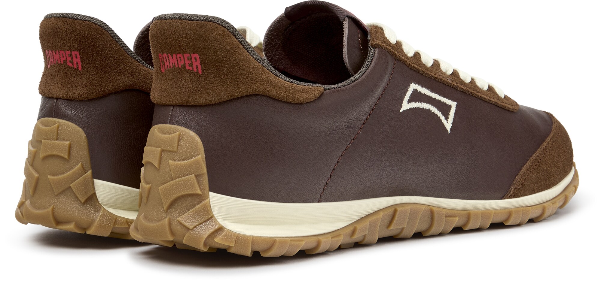 CAMPER Zapatillas deportivas bajas 'Drift Walk'  marrón oscuro / blanco – imagen 4