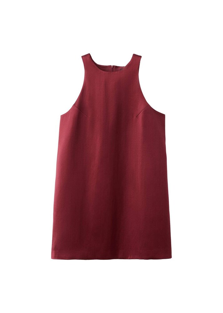 MANGO Kleid 'Jackieo' Damen Größe 36 weinrot Winterkleid