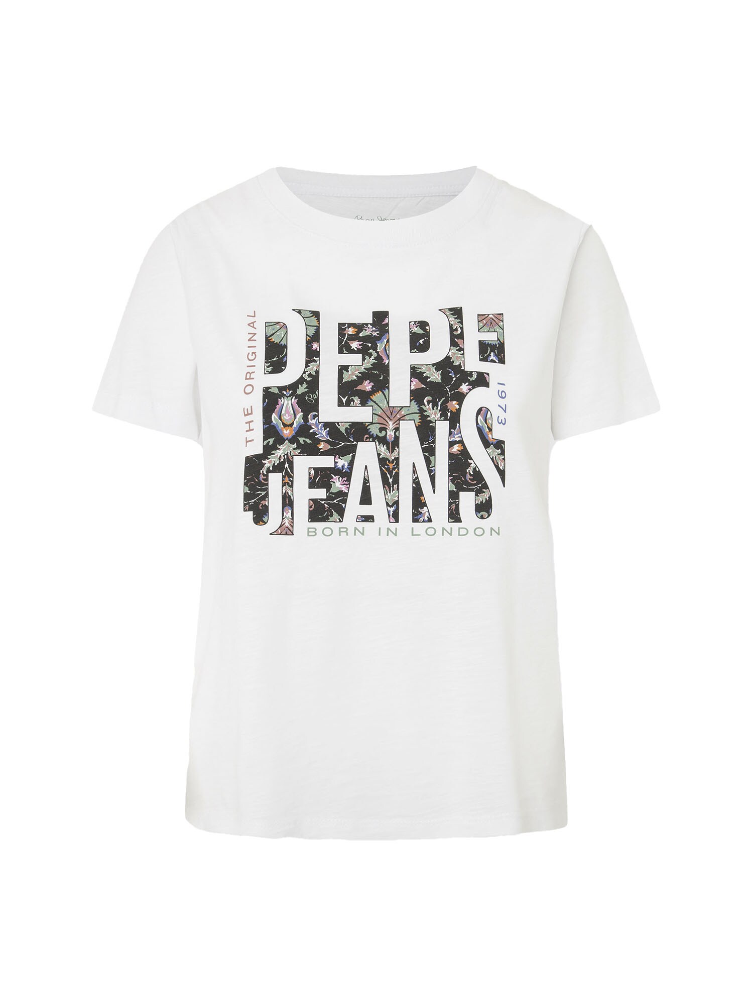 Pepe Jeans Tricou GLORIA  negru / alb