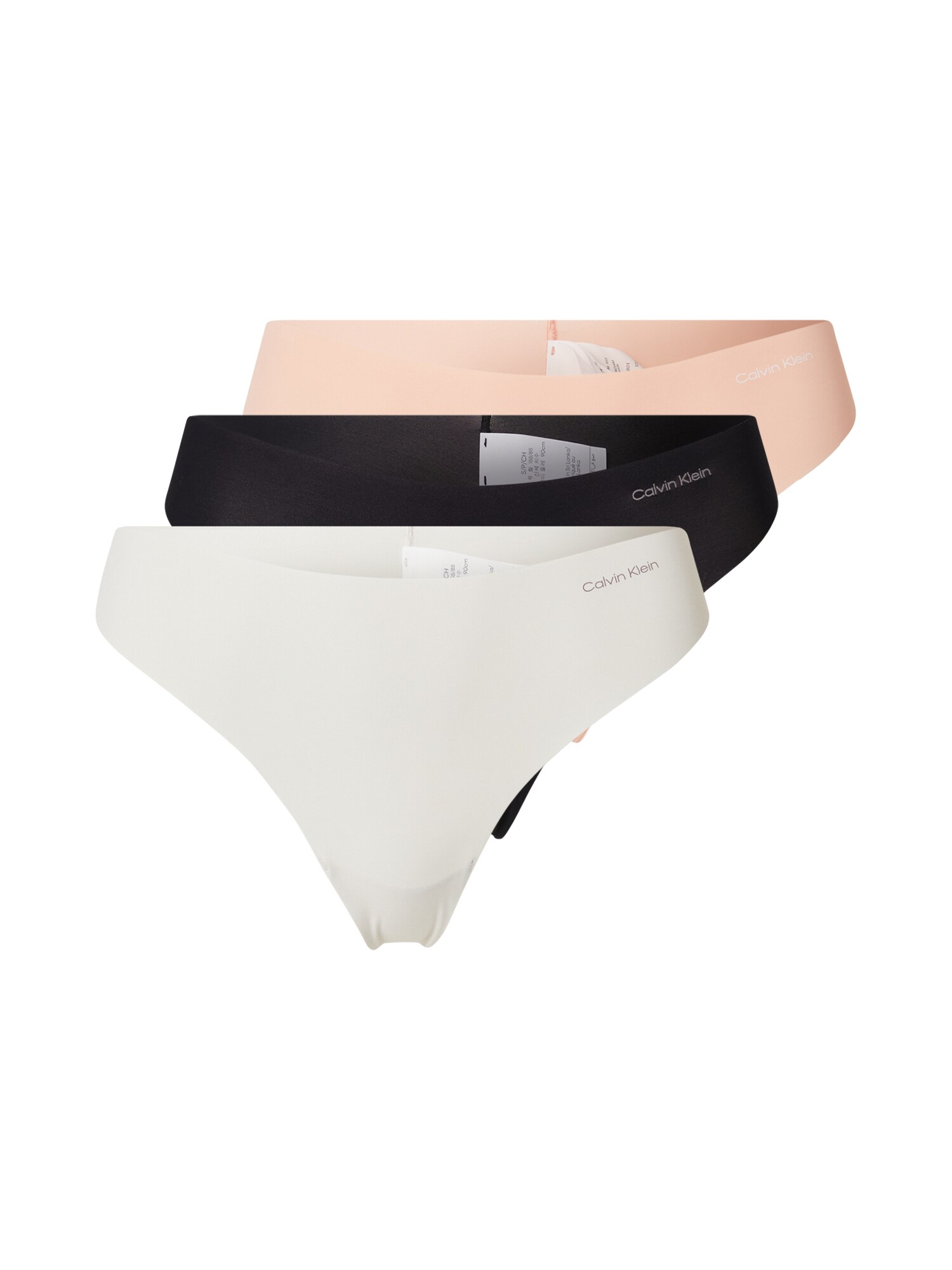 Calvin Klein Underwear String bugyik 'Invisibles'  rózsa / fekete / fehér akciós termékkép 1