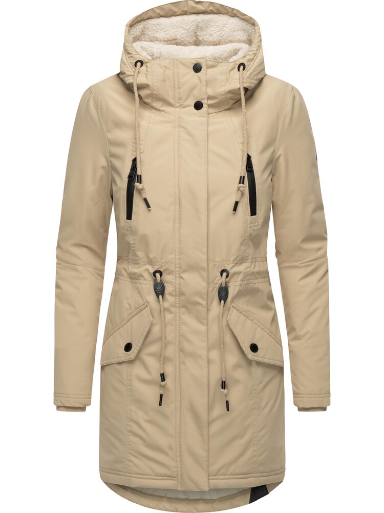 Ragwear Mantel 'Elsien' Damen Größe S beige Winterjacke