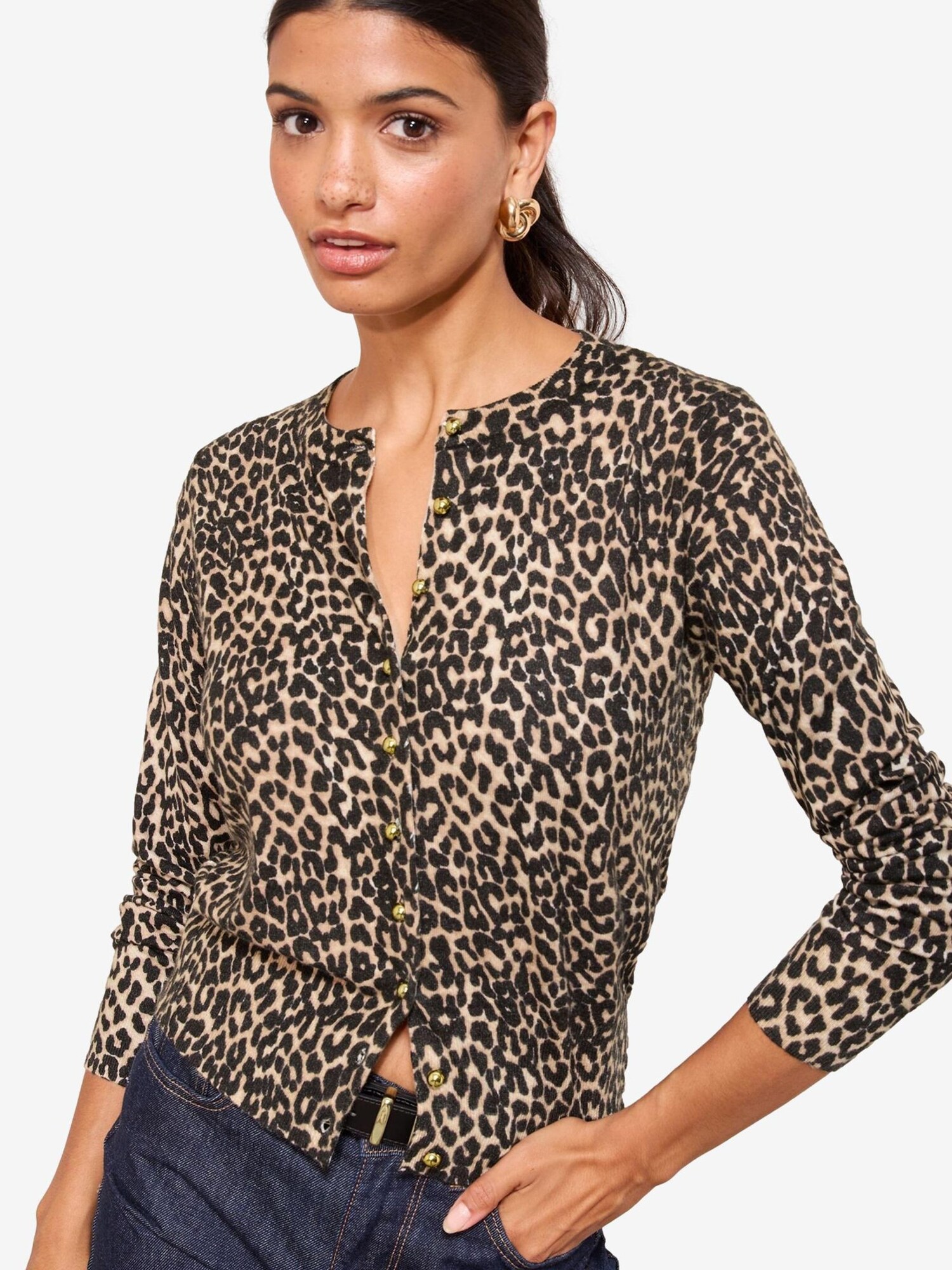 Friends Like These Geacă tricotată  bej / maro