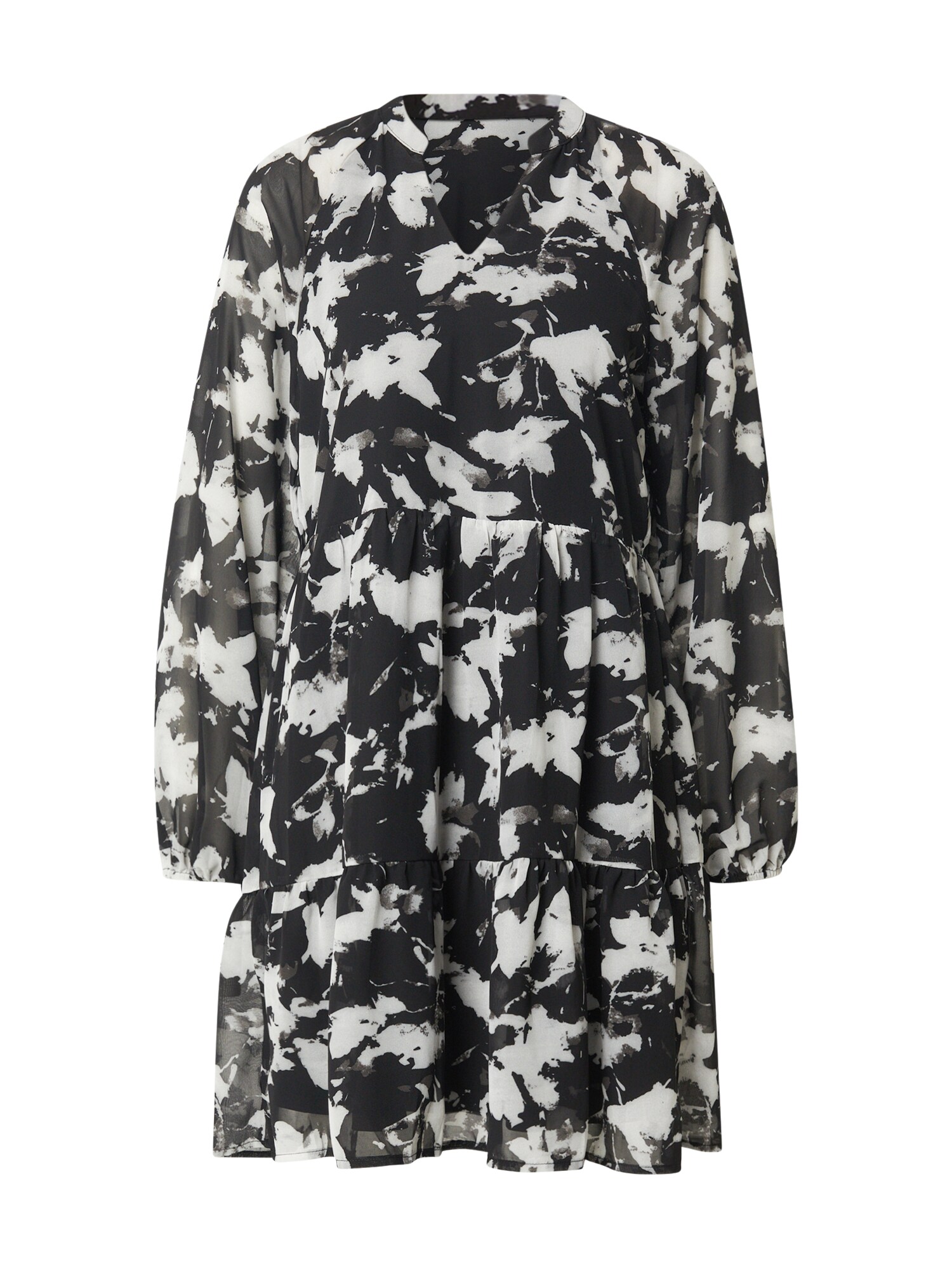 OBJECT Rochie OBJGINA MILA  gri / negru / alb