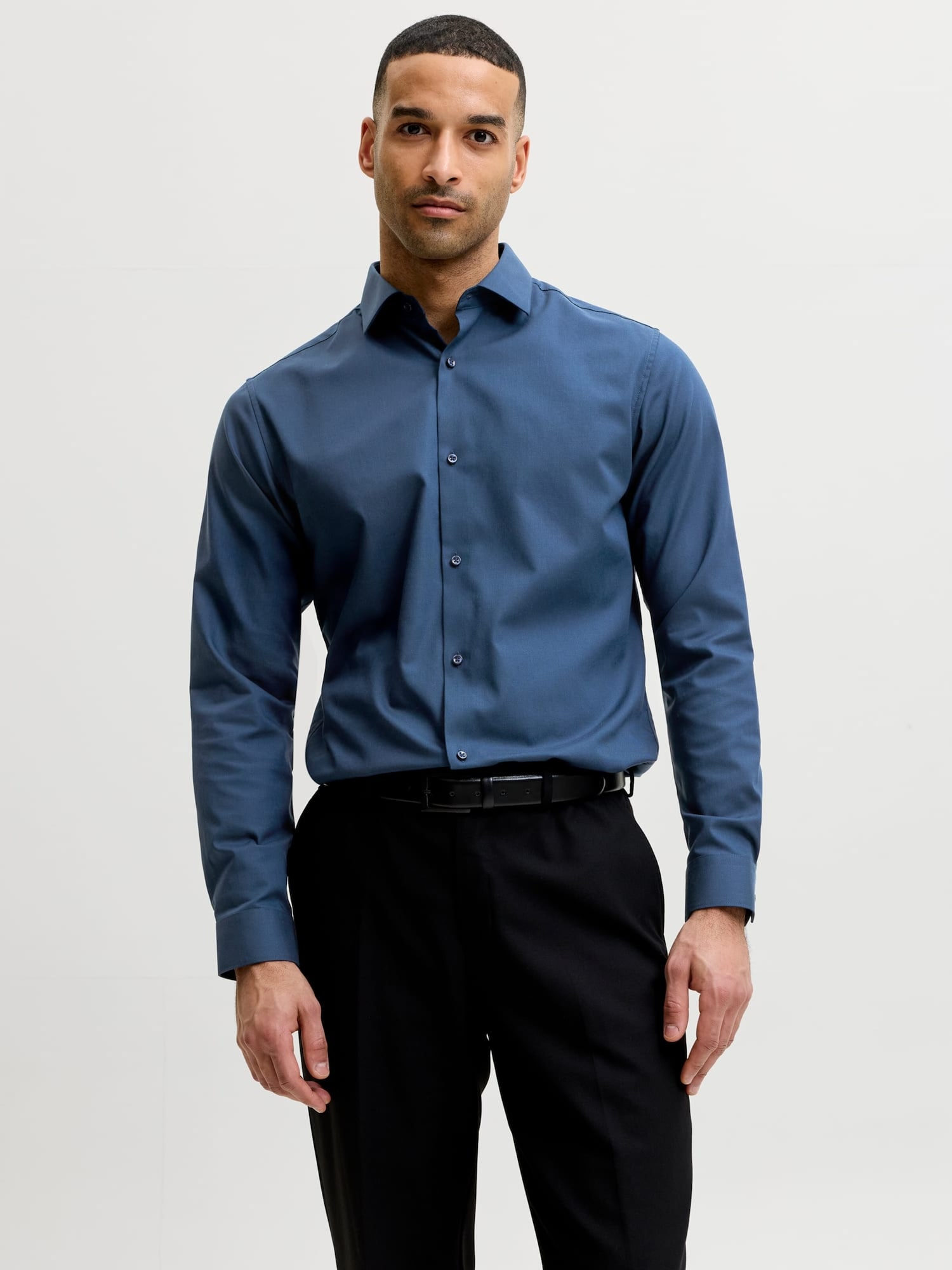 JACK & JONES Cămașă BLAPARKER bleumarin