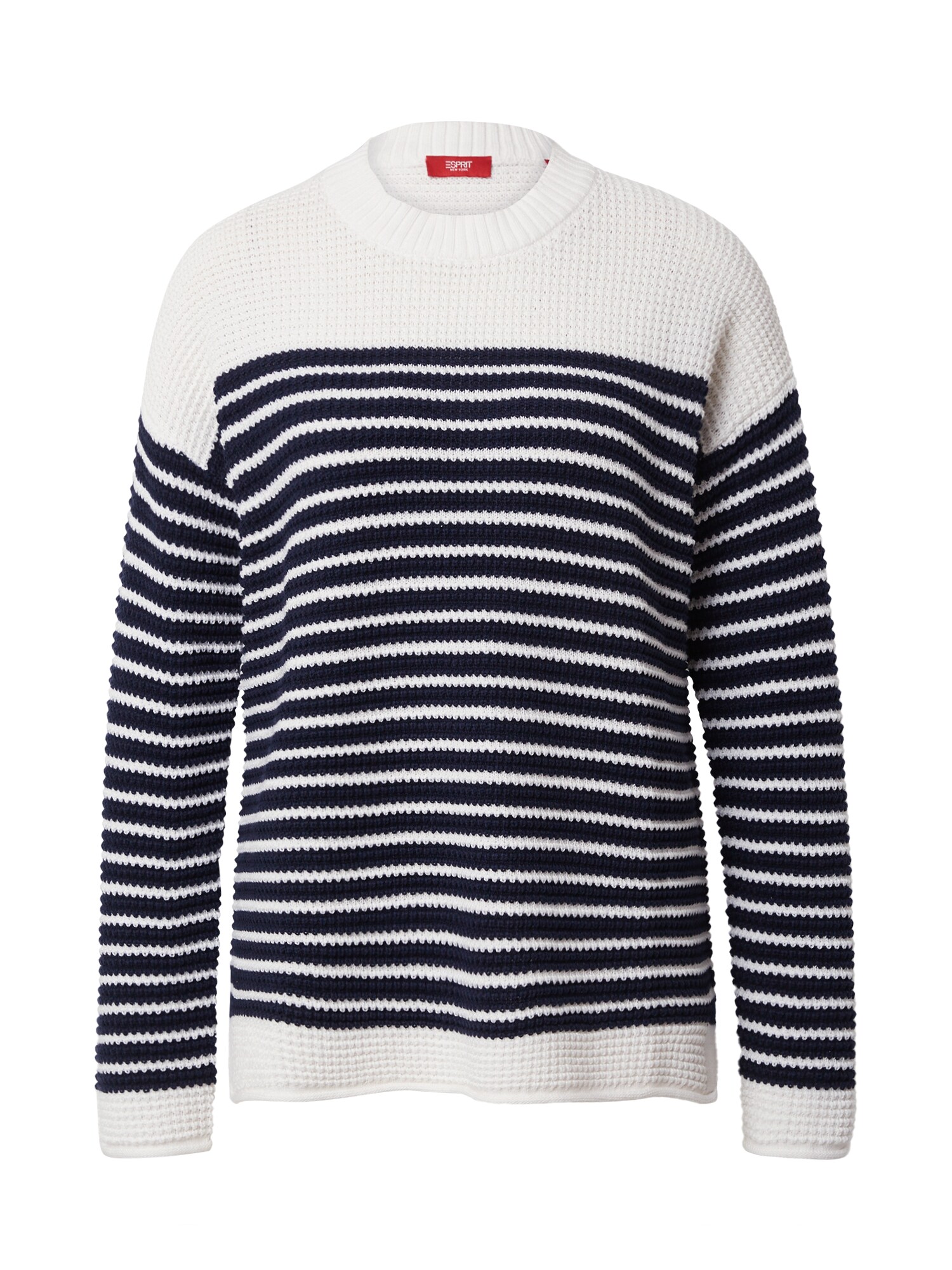 ESPRIT Pulover  kobalt modra / off-bela