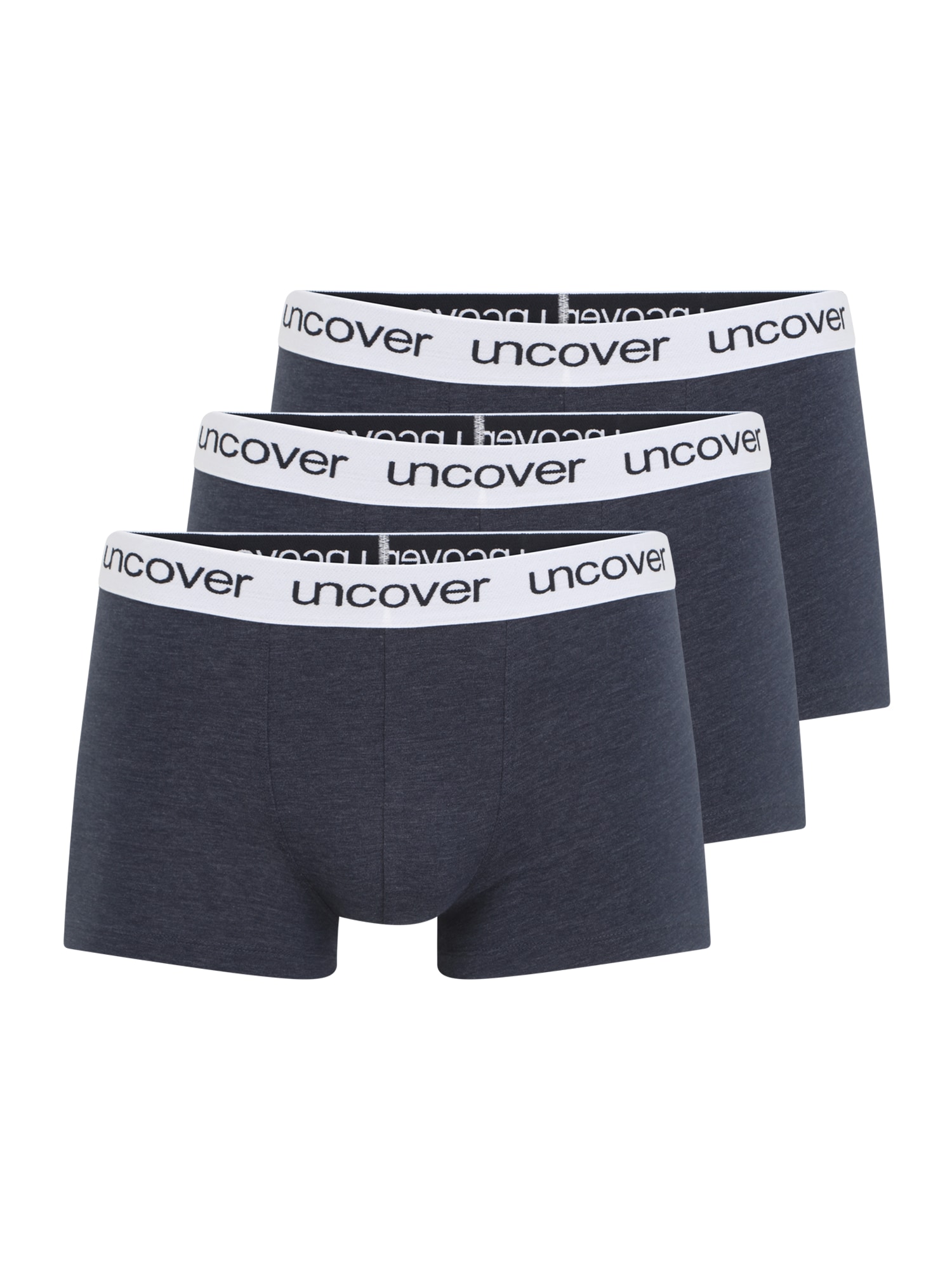 uncover by SCHIESSER Boxer trumpikės '3-Pack Uncover' tamsiai mėlyna