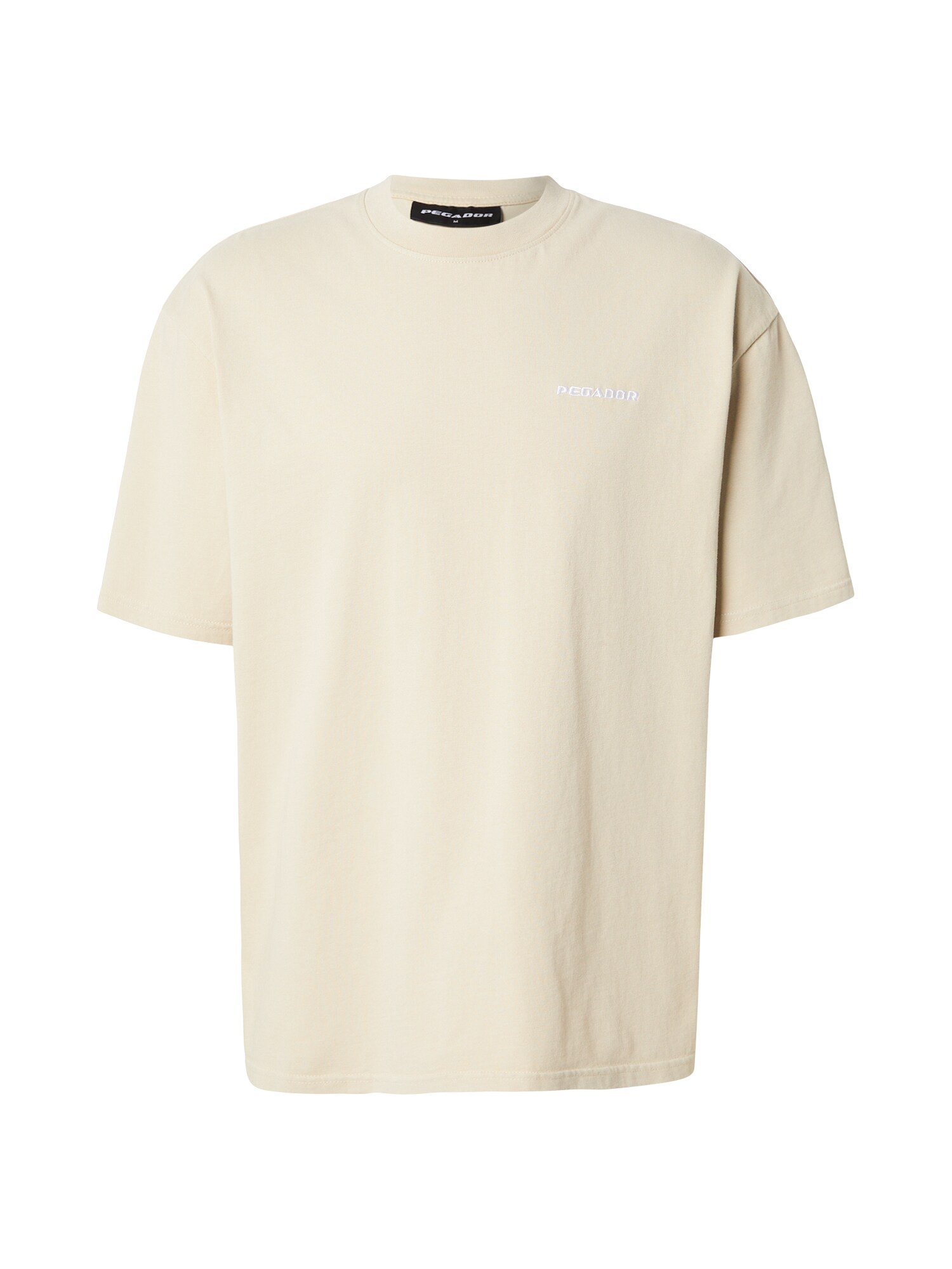 Pegador Tricou  kaki / alb