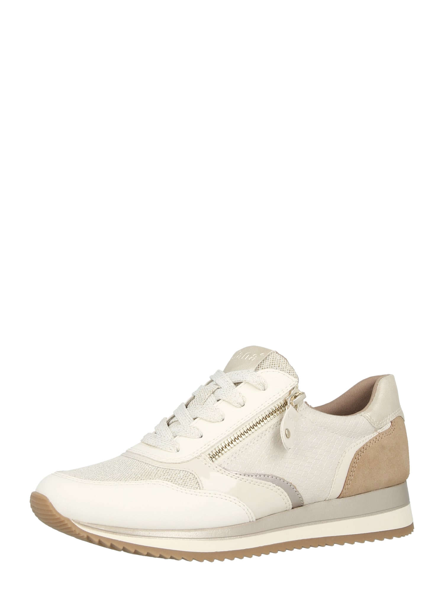 JANA Sneaker low  bej / ecru / maro