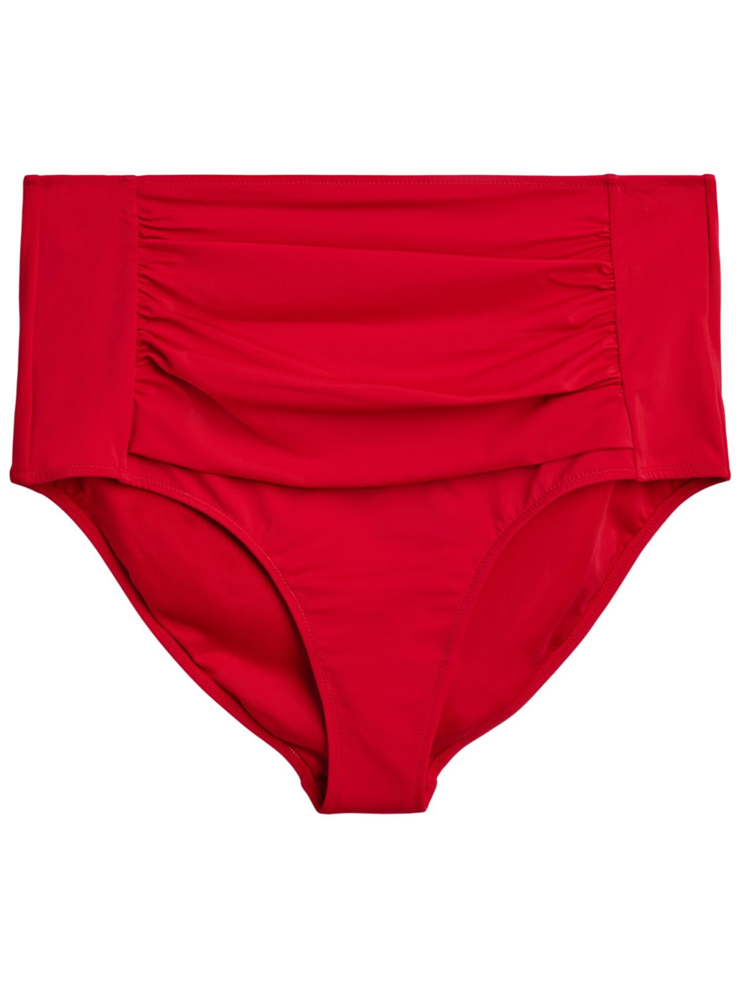 Swim by Zizzi Slip costum de baie Basic  roșu