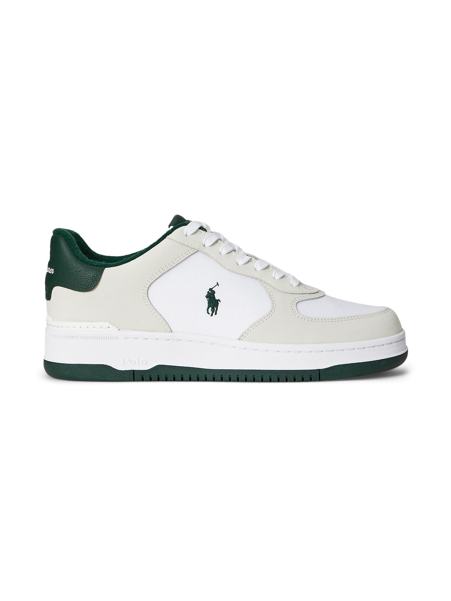 Polo Ralph Lauren Sneaker low MASTERS CRT  verde pin / alb / alb murdar