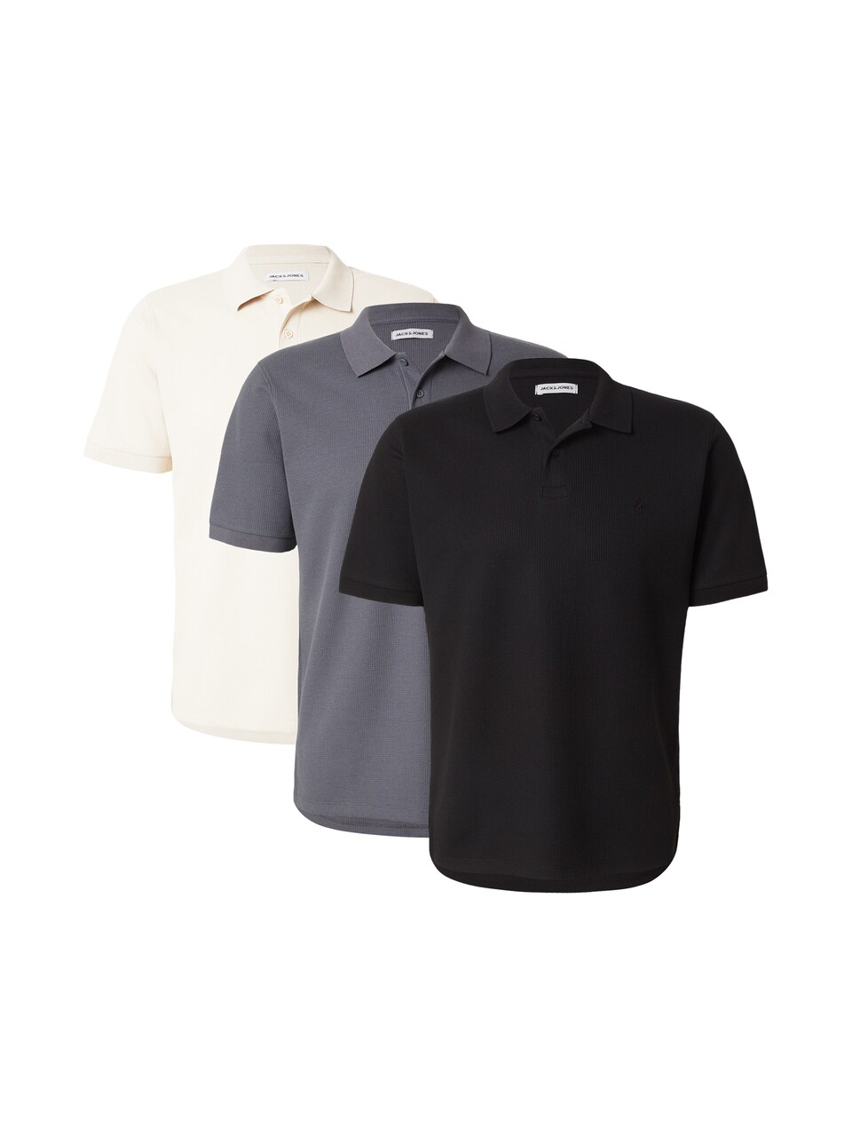 T-shirt 'JJEAUSTIN' chamois / mörkgrå