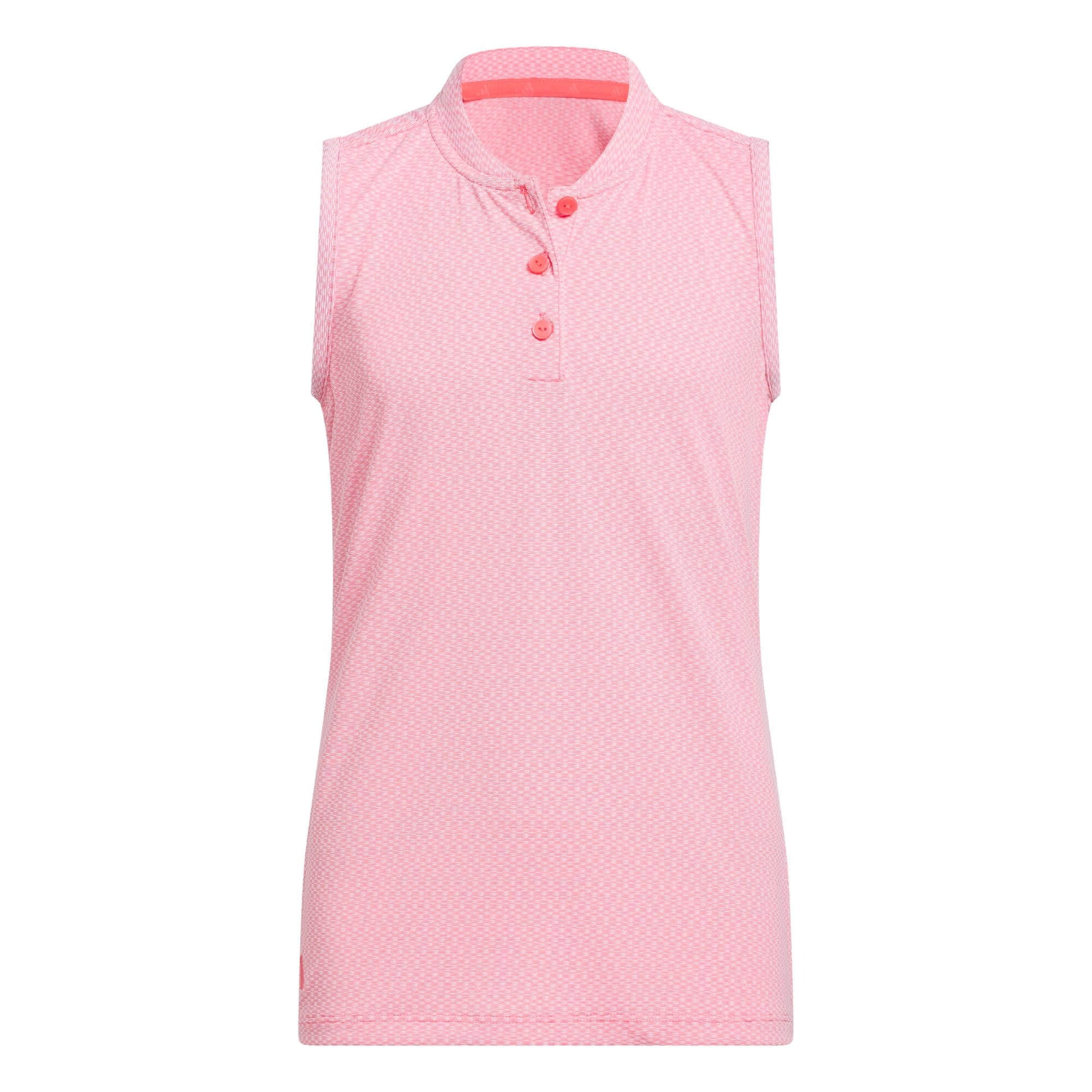 ADIDAS PERFORMANCE Sportski top 'CLIMACOOL SLEEVELESS POLO SHIRT' roza / bijela