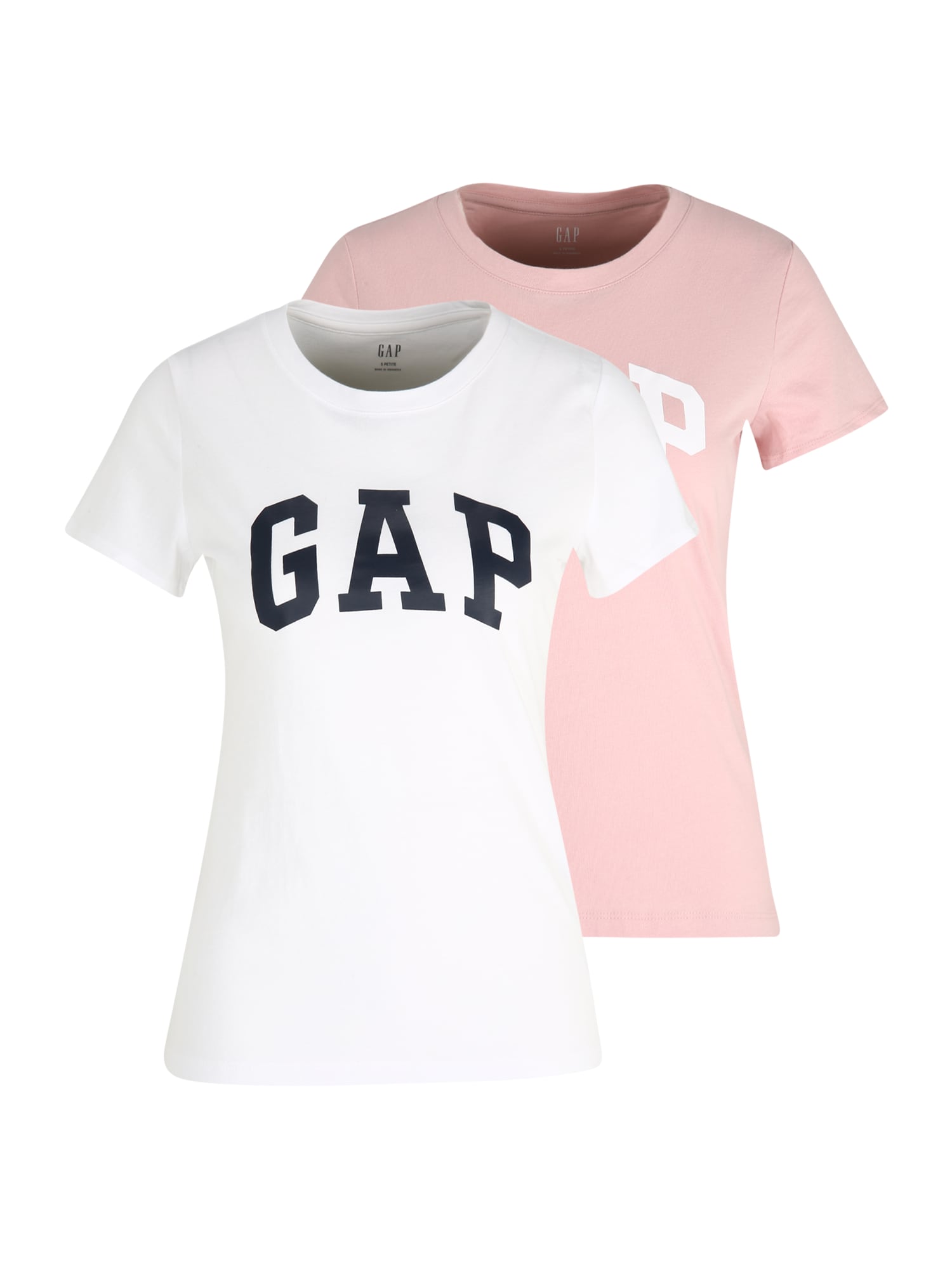 GAP Majica 'FRANCHISE'  roza / črna / bela