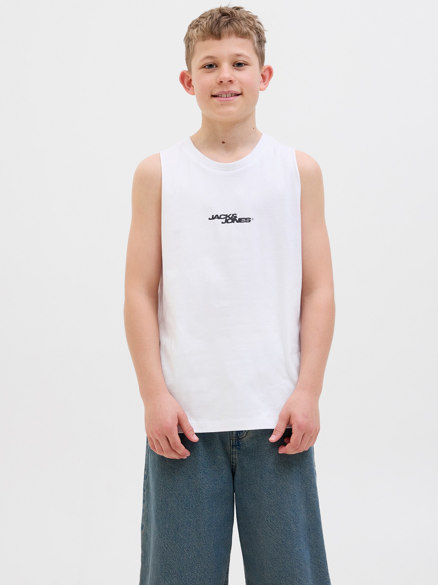 Jack & Jones Junior Póló 'JCOSAGO'  rózsaszín / fekete / fehér termék 2. képe