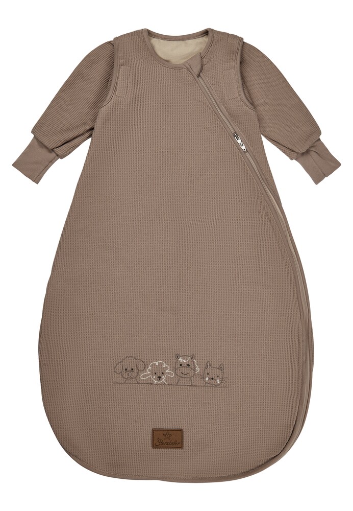 STERNTALER Schlafsack 'm. Ar' Jungen Größe 110 hellbraun