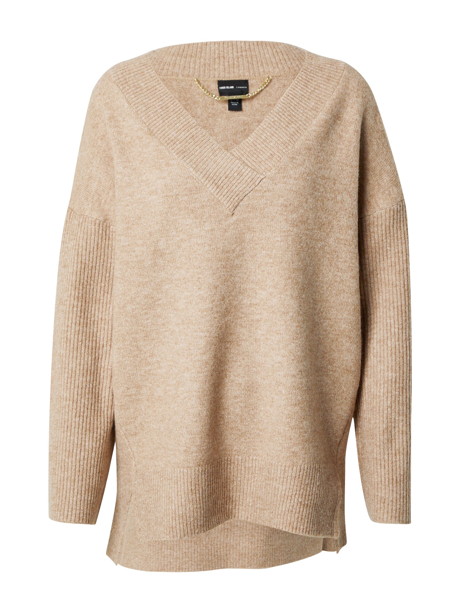 River Island Sveter  béžová melírovaná