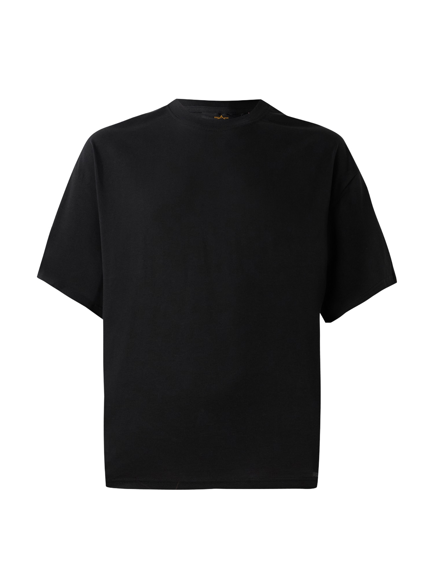 ALPHA INDUSTRIES Tričko 'Studio Edition' čierna / biela