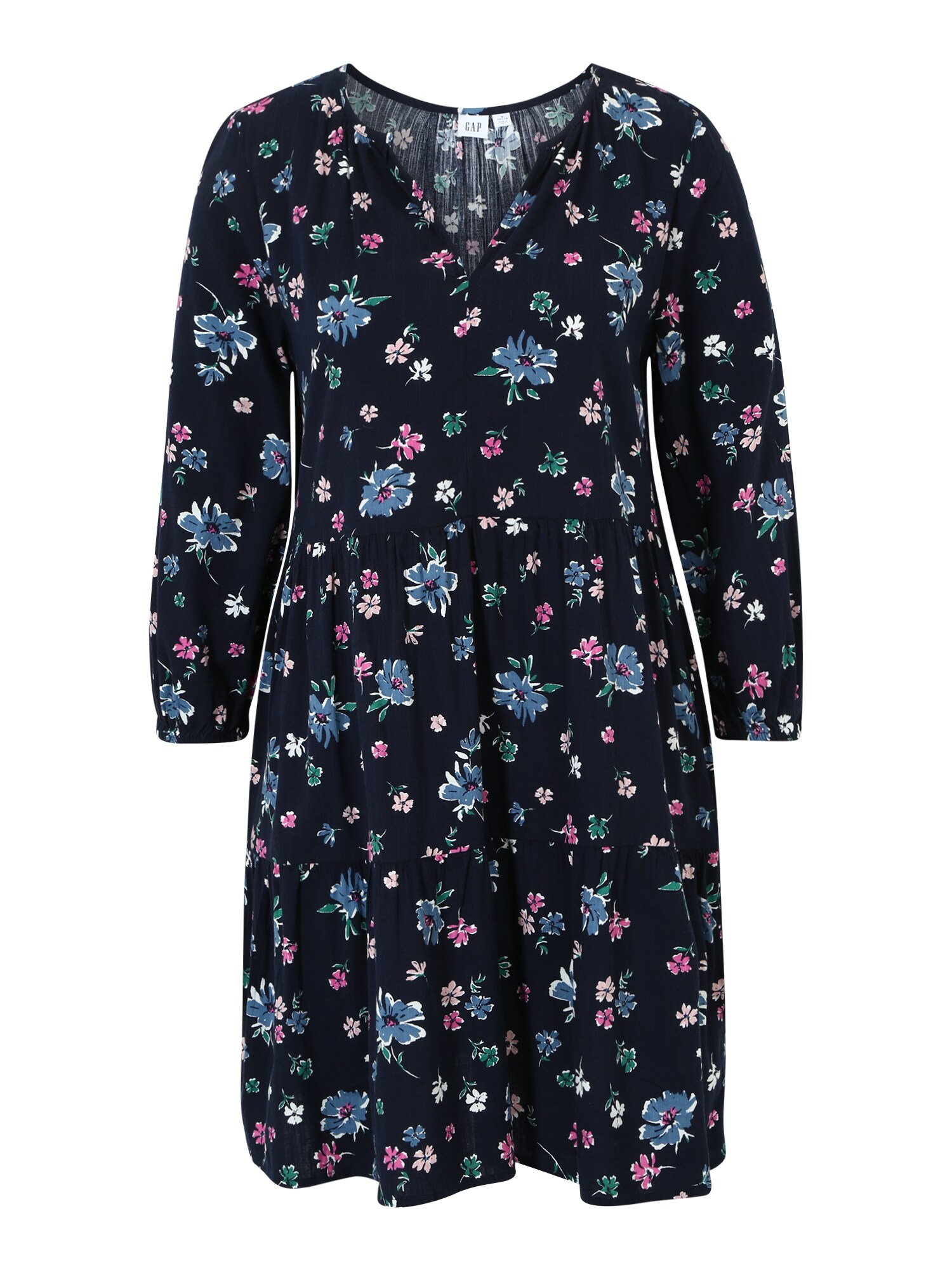 Gap Petite Rochie  albastru / bleumarin / verde / roz