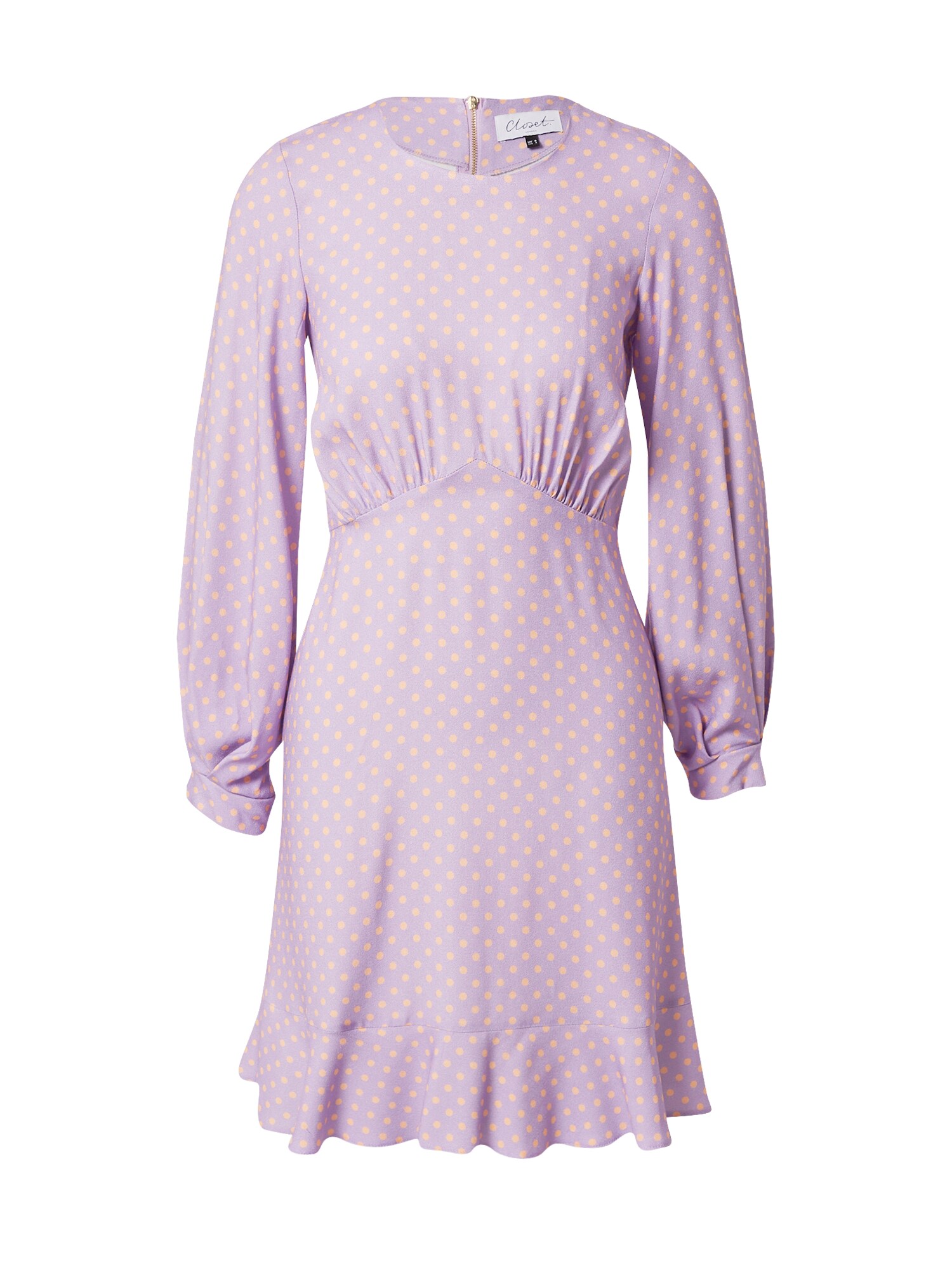 Closet London Suknelė 'London Pephem' šafrano spalva / purpurinė