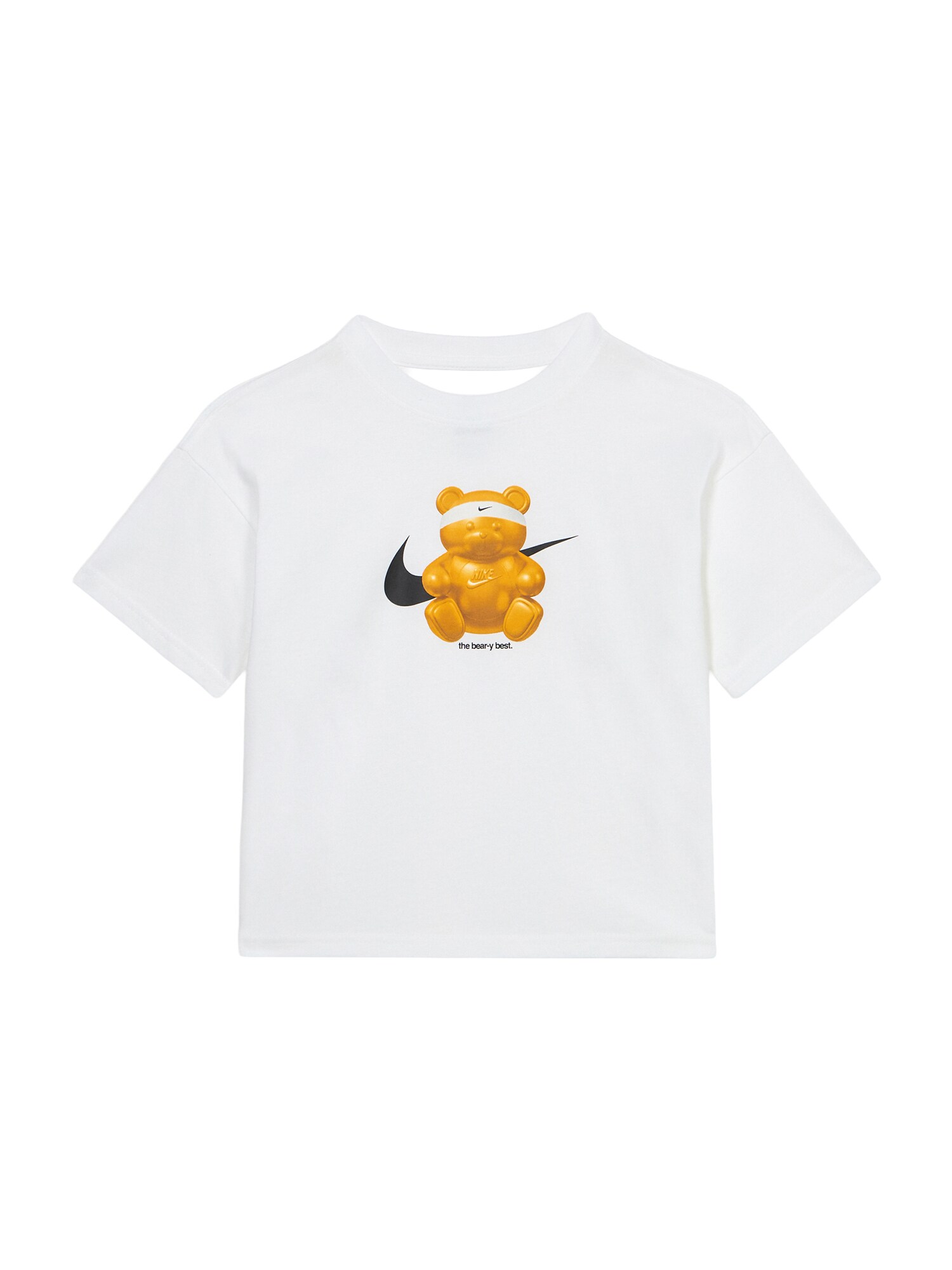Nike Sportswear Majica 'BEAR'  zlatna / crna / bijela