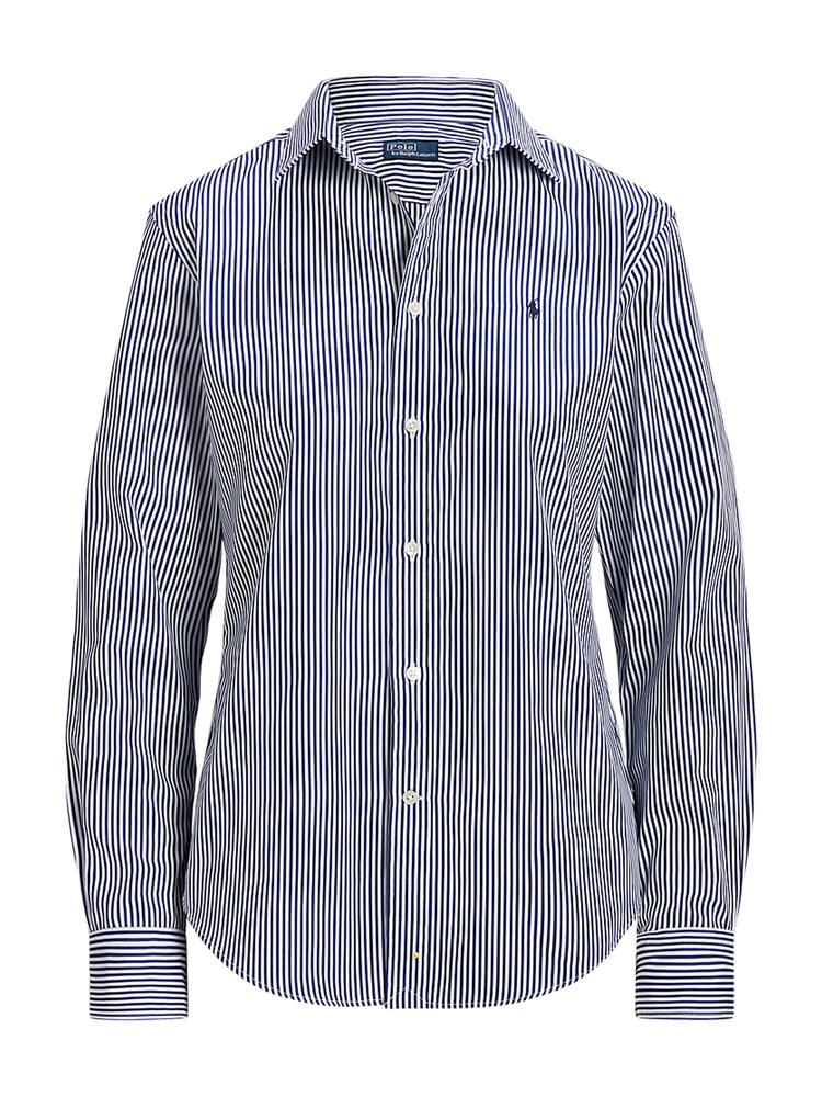 Polo Ralph Lauren Bluse Damen Größe L dunkelblau / weiß