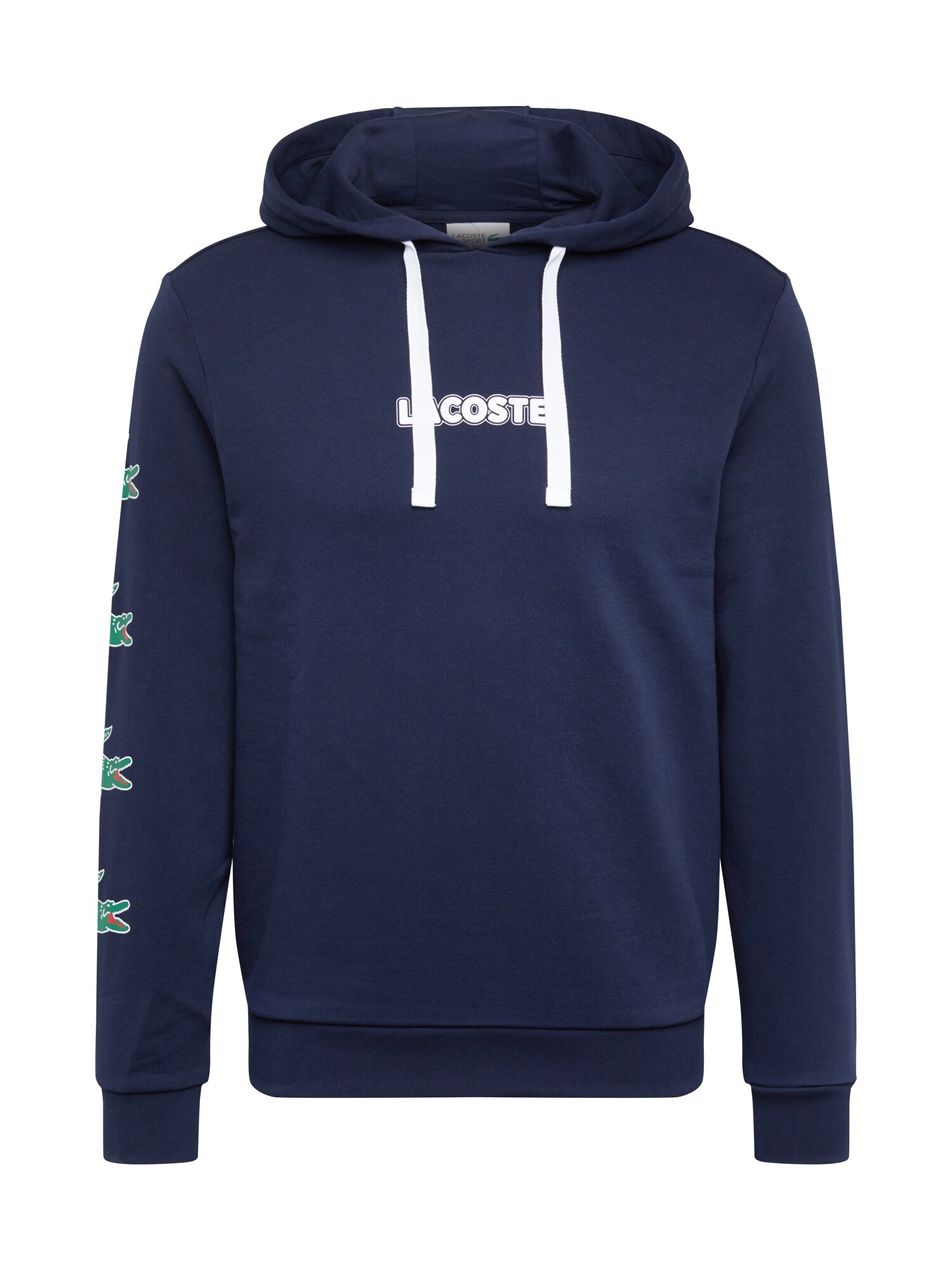 Lacoste Sport Sportinio tipo megztinis  tamsiai mėlyna jūros spalva / balta / žalia