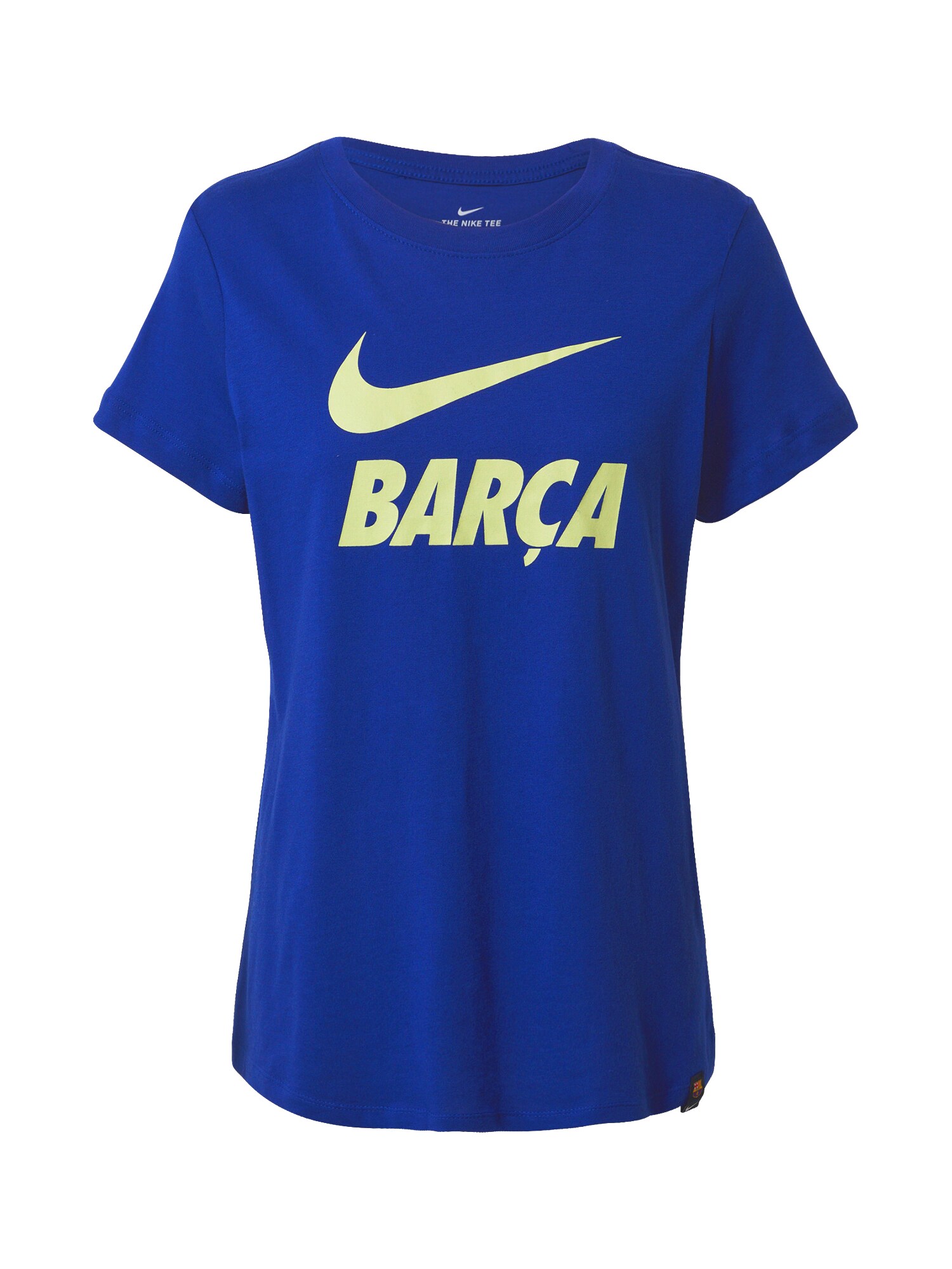NIKE Sportiniai marškinėliai 'FC Barcelona'  sodri mėlyna („karališka“) / geltonosios citrinos spalva