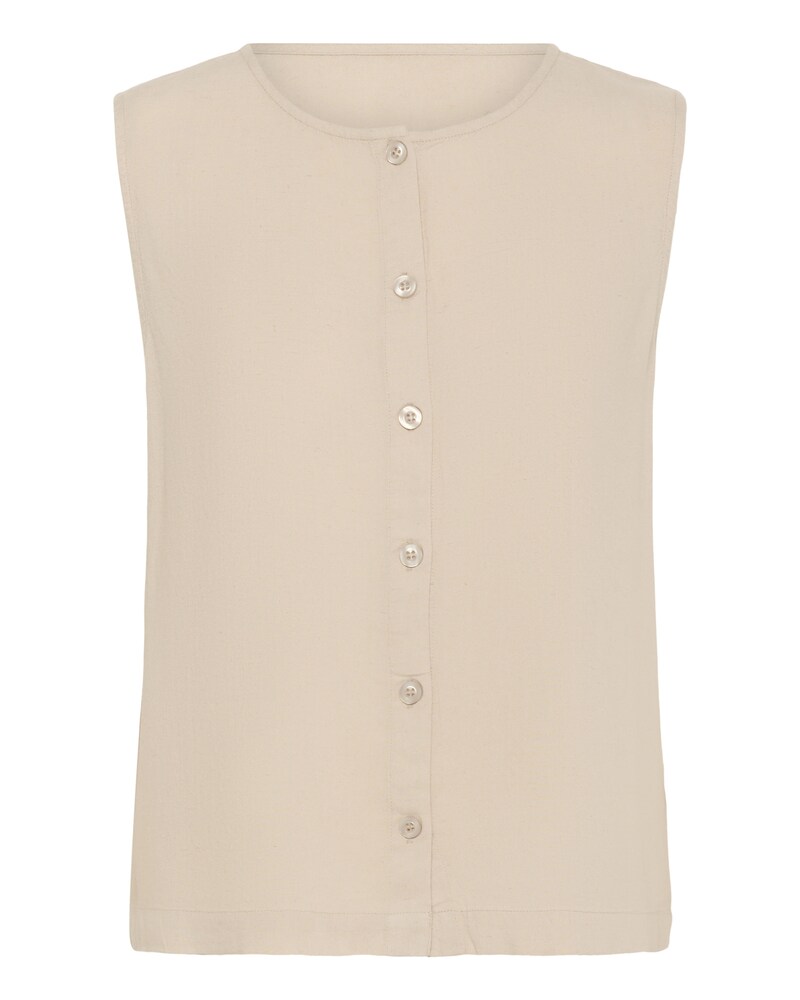 Kaffe Blusentop 'KAMilia' Damen Größe L taupe