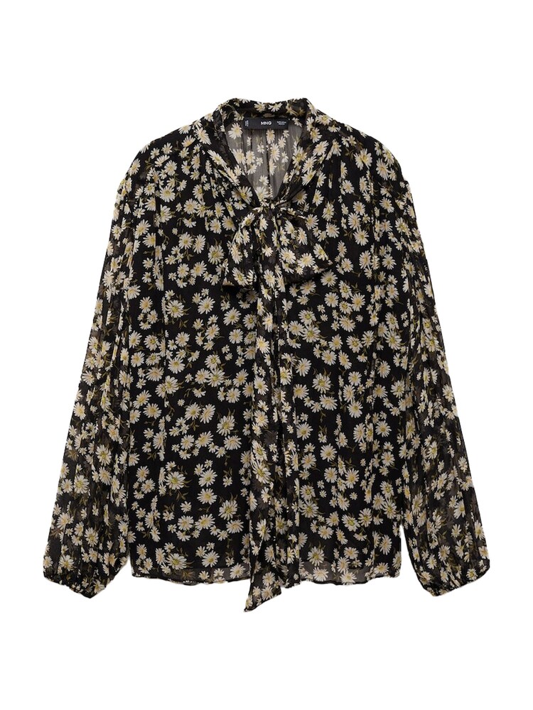 MANGO Blúz 'BELLE' Női fekete , Méret M