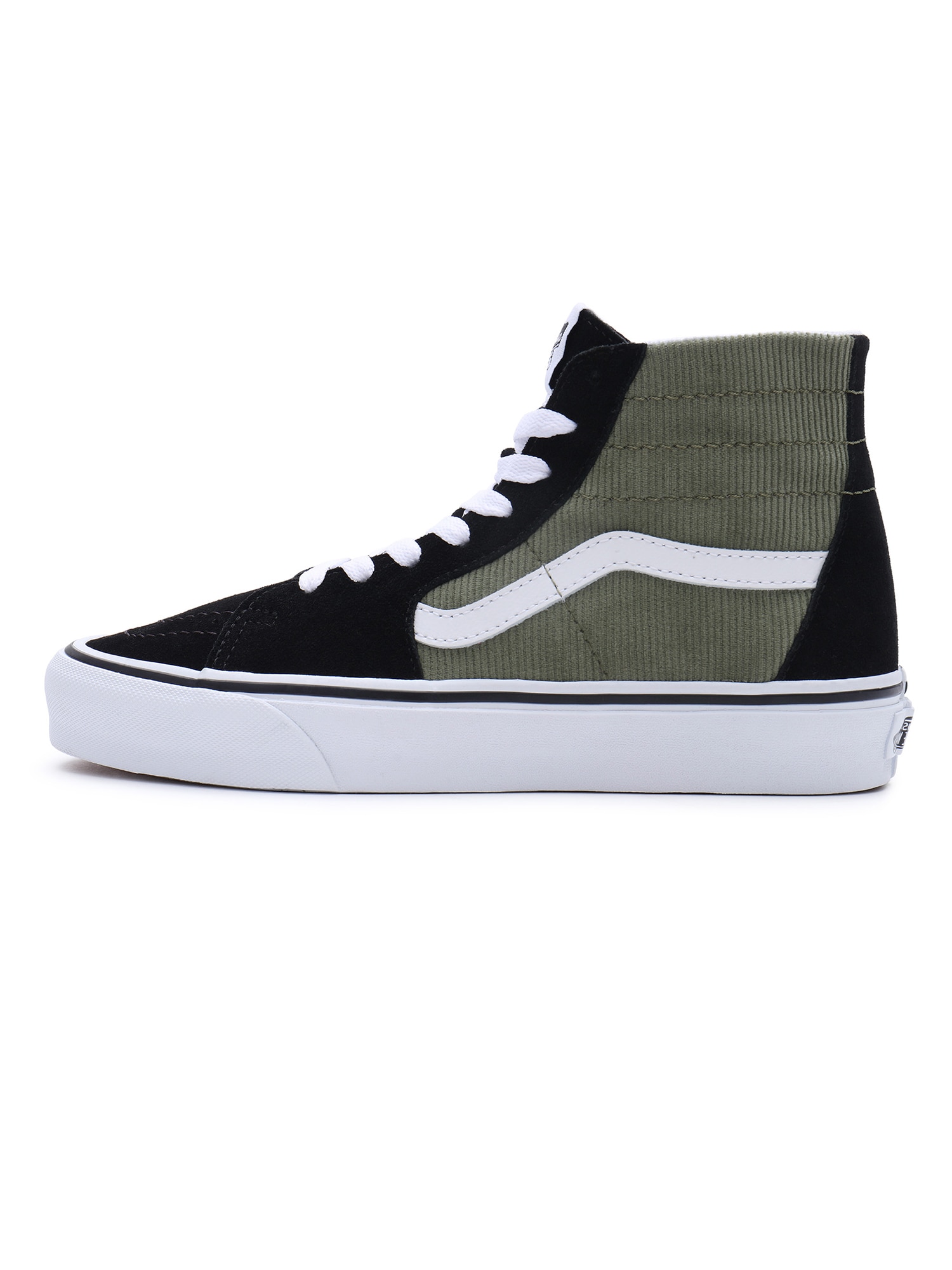 VANS Sneaker înalt 'SK8'  verde închis / negru / alb