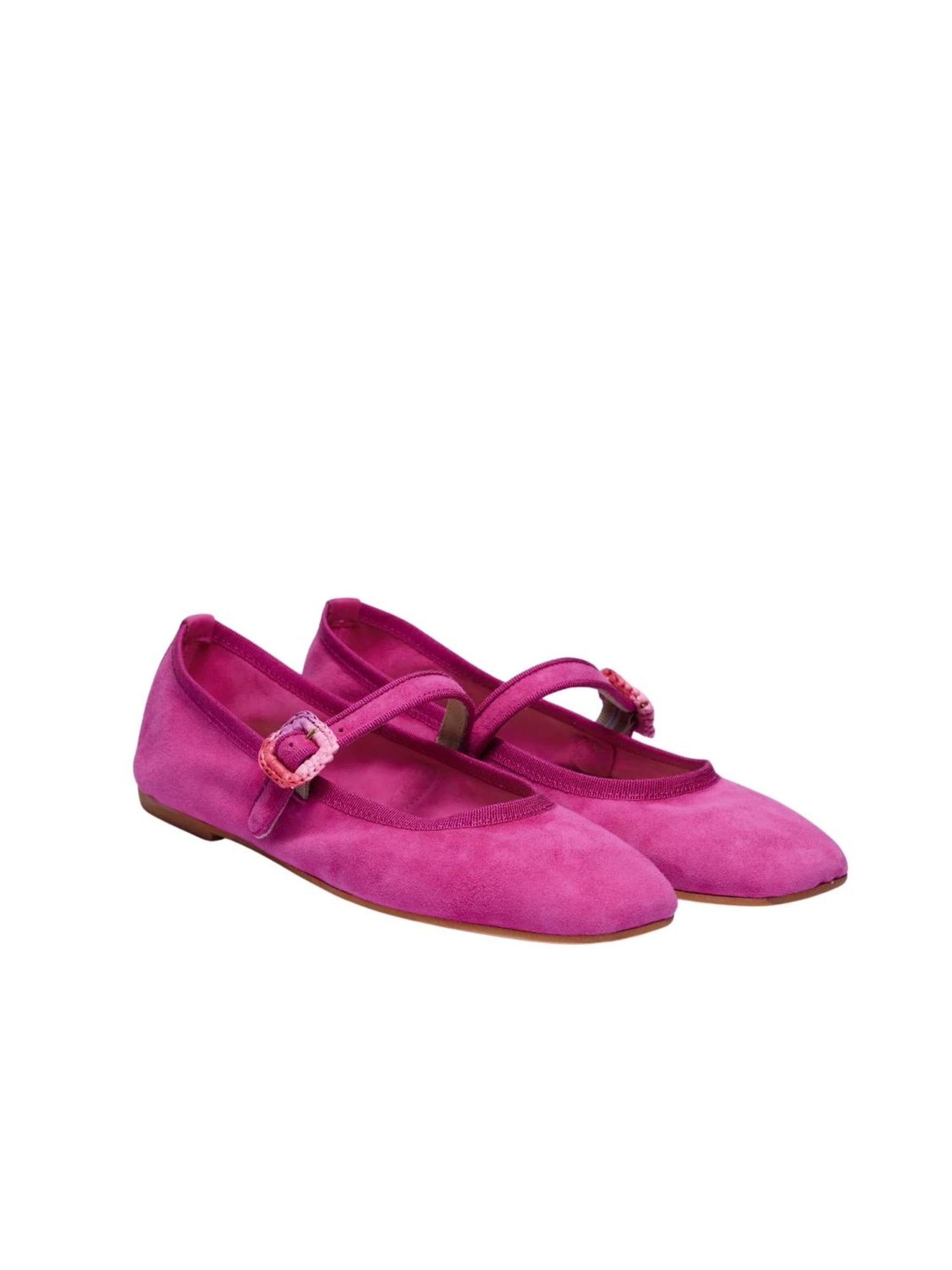 Flarelle Bailarinas con hebilla 'Bambolina' fucsia