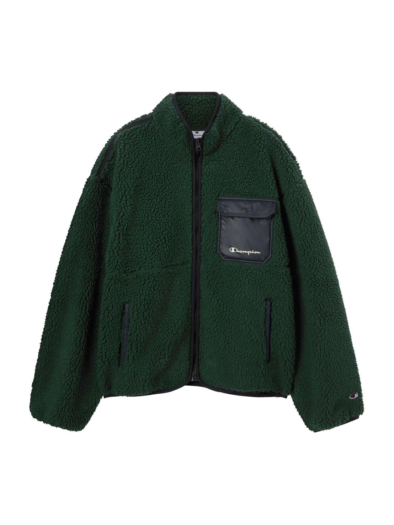 Champion Authentic Athletic Apparel Jachetă  fleece  verde pin