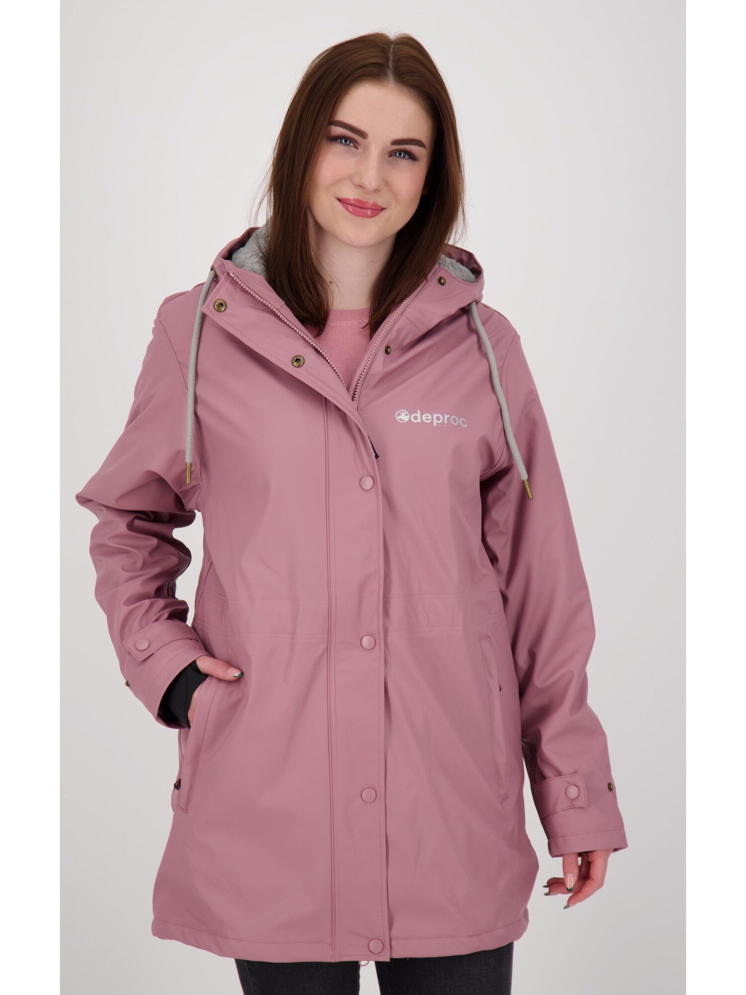 deproc Outdoor jakna 'Friesennerz ELLESMERE WMN' ljubičasto crvena