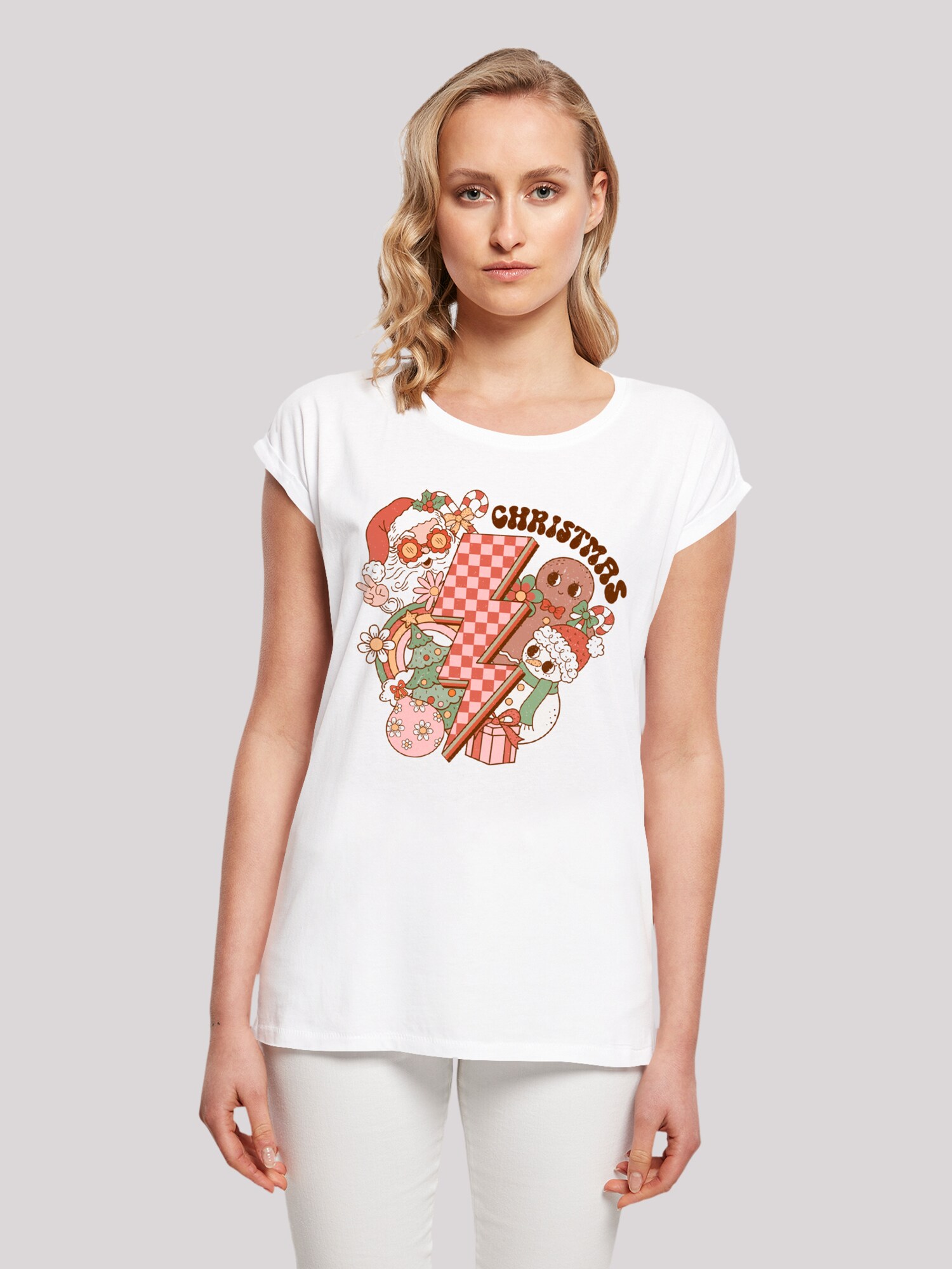 Thumbnail - F4NT4STIC Shirt Groovy Christmas Flash Cozy Vibes