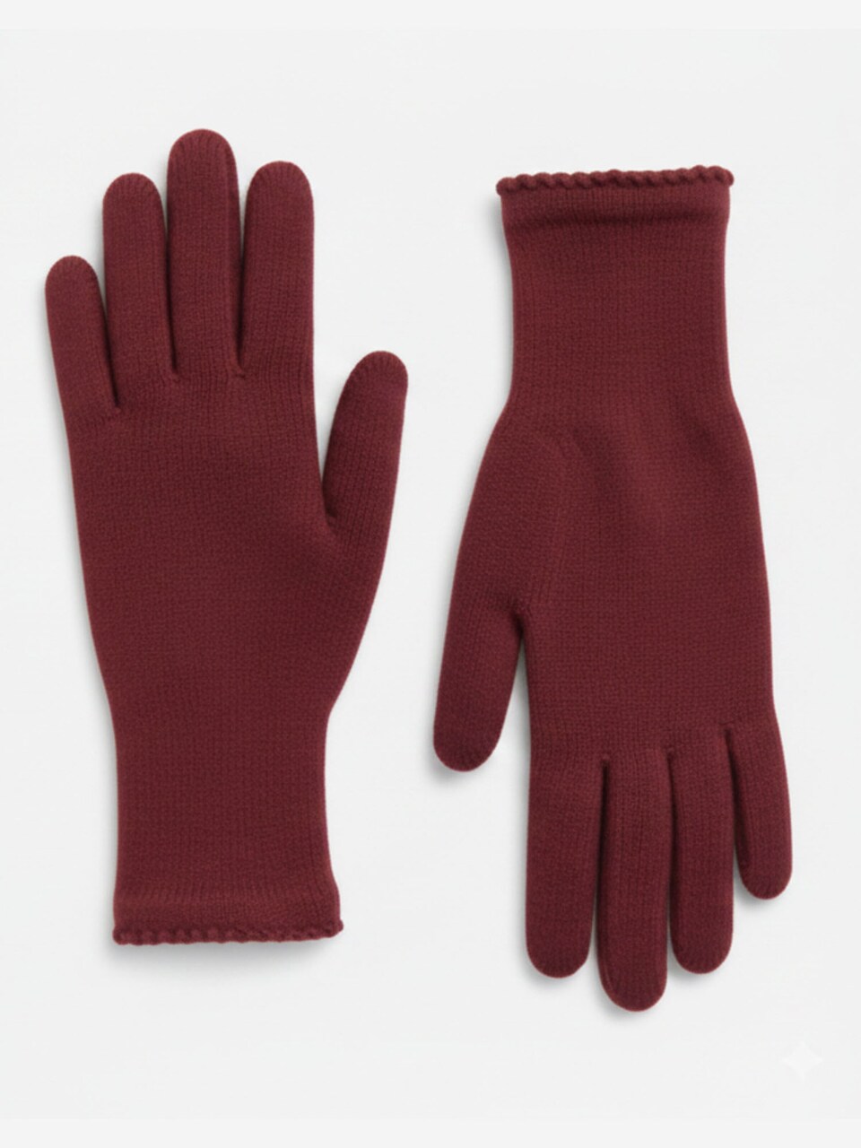 Fingervantar 'Kaschmirhandschuhe BORDEAUX'