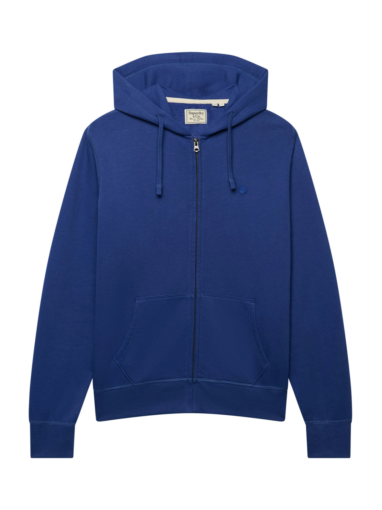 Superdry & Co Tepláková bunda 'Essential'  tmavomodrá