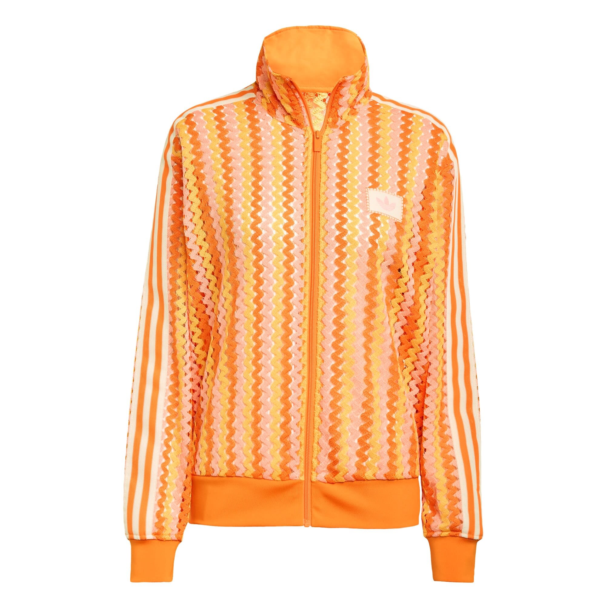 ADIDAS ORIGINALS Átmeneti dzseki 'Summer Glow Firebird'  krém / sárga / narancs / rózsaszín akciós termékkép 1
