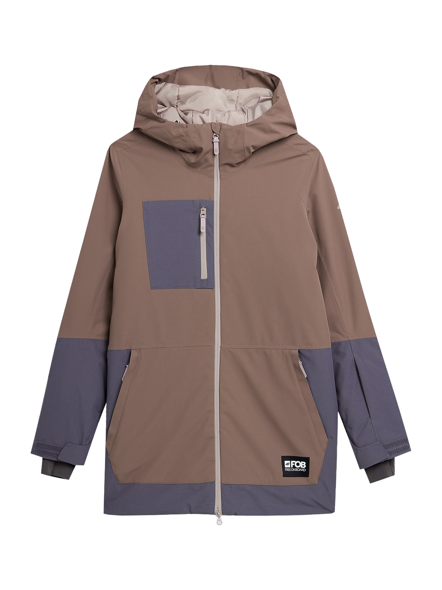 4F Športna jakna  indigo / svetlo rjava