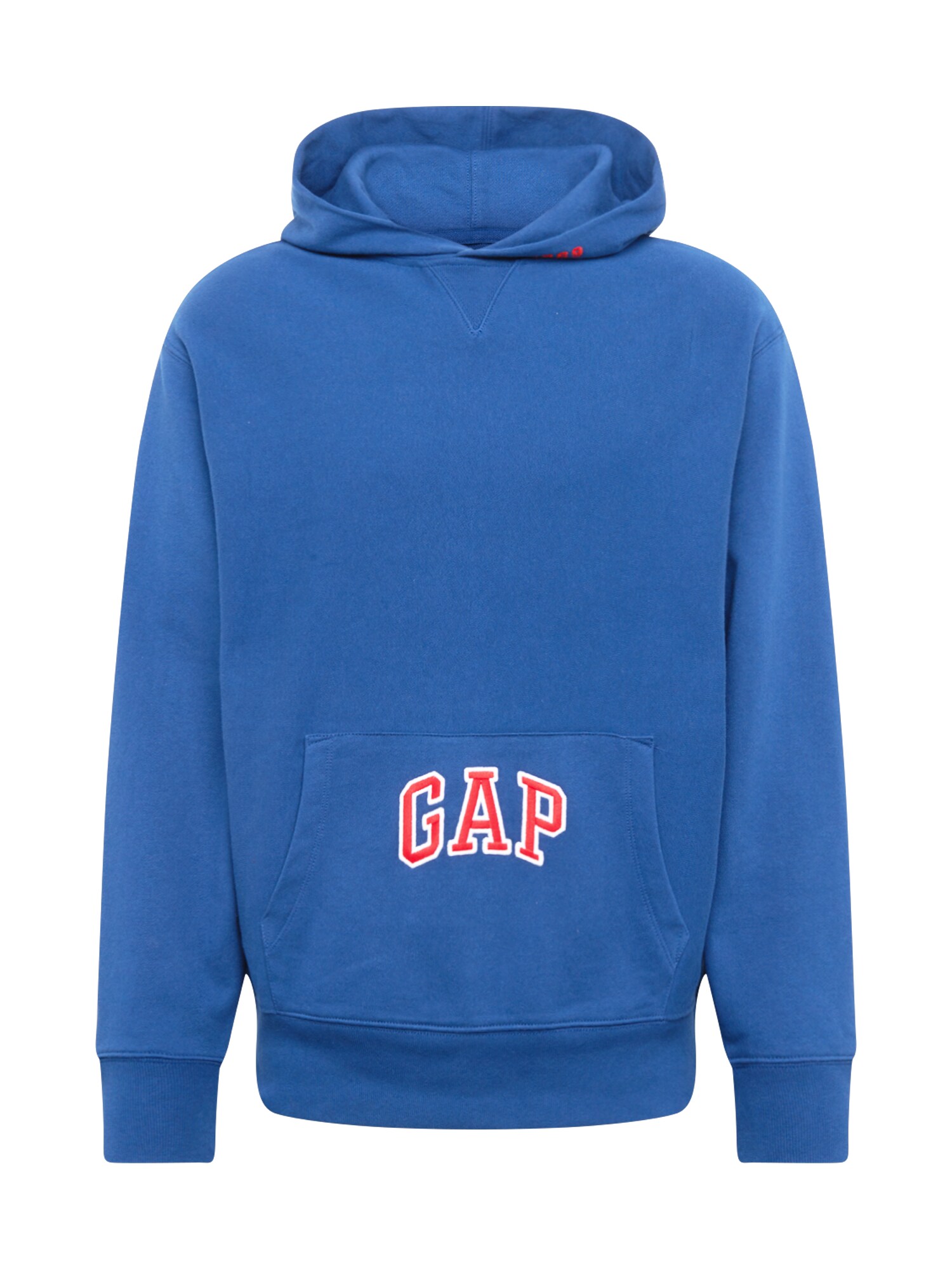 GAP Megztinis be užsegimo  kobalto mėlyna / balta / šviesiai raudona