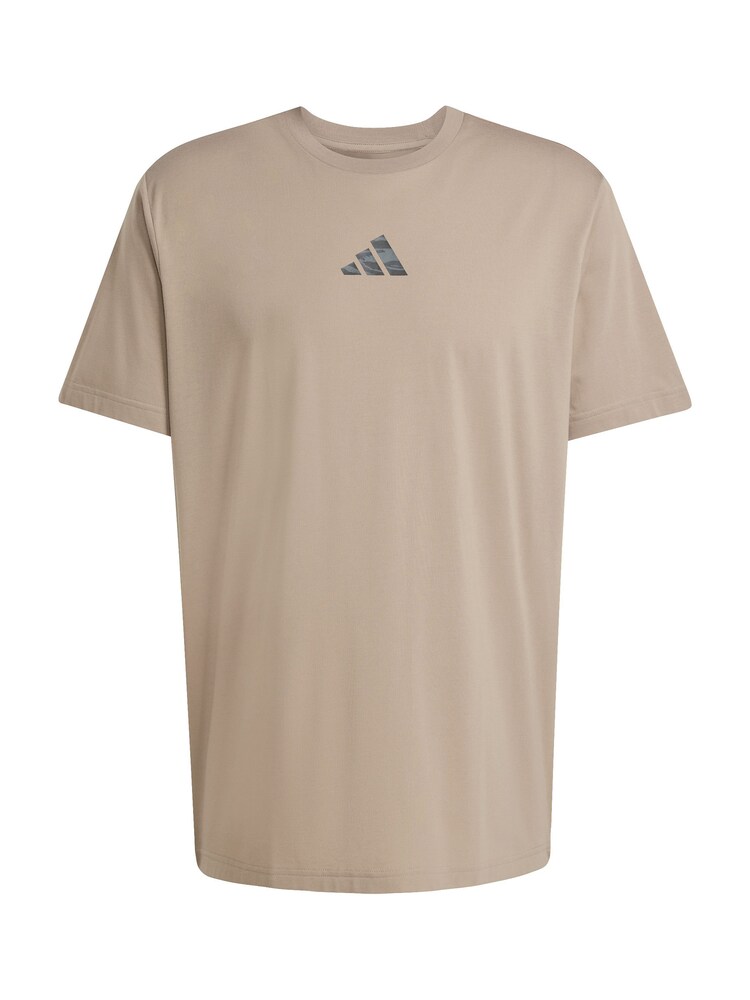 ADIDAS PERFORMANCE Sportshirt Herren Größe XXL beige / grau / anthrazit