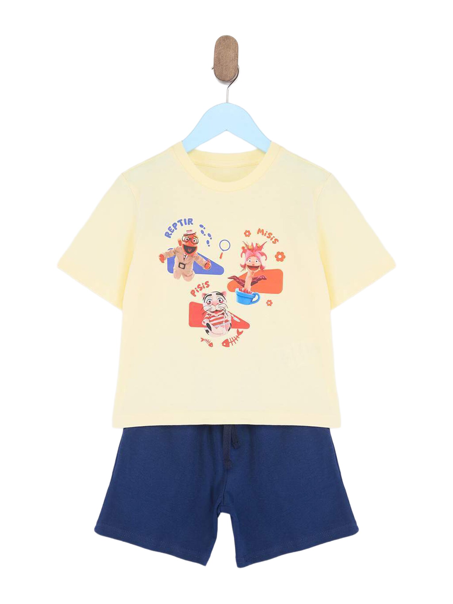 Trendyol Set  námornícka modrá / svetložltá / oranžová / brusnicová