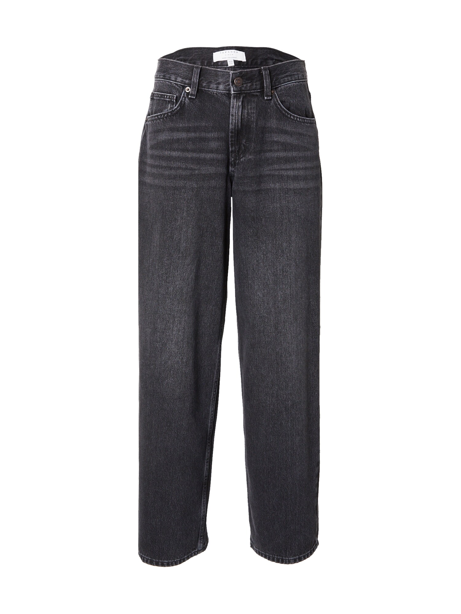 TOPSHOP Džínsy 'Cinch'  čierny denim