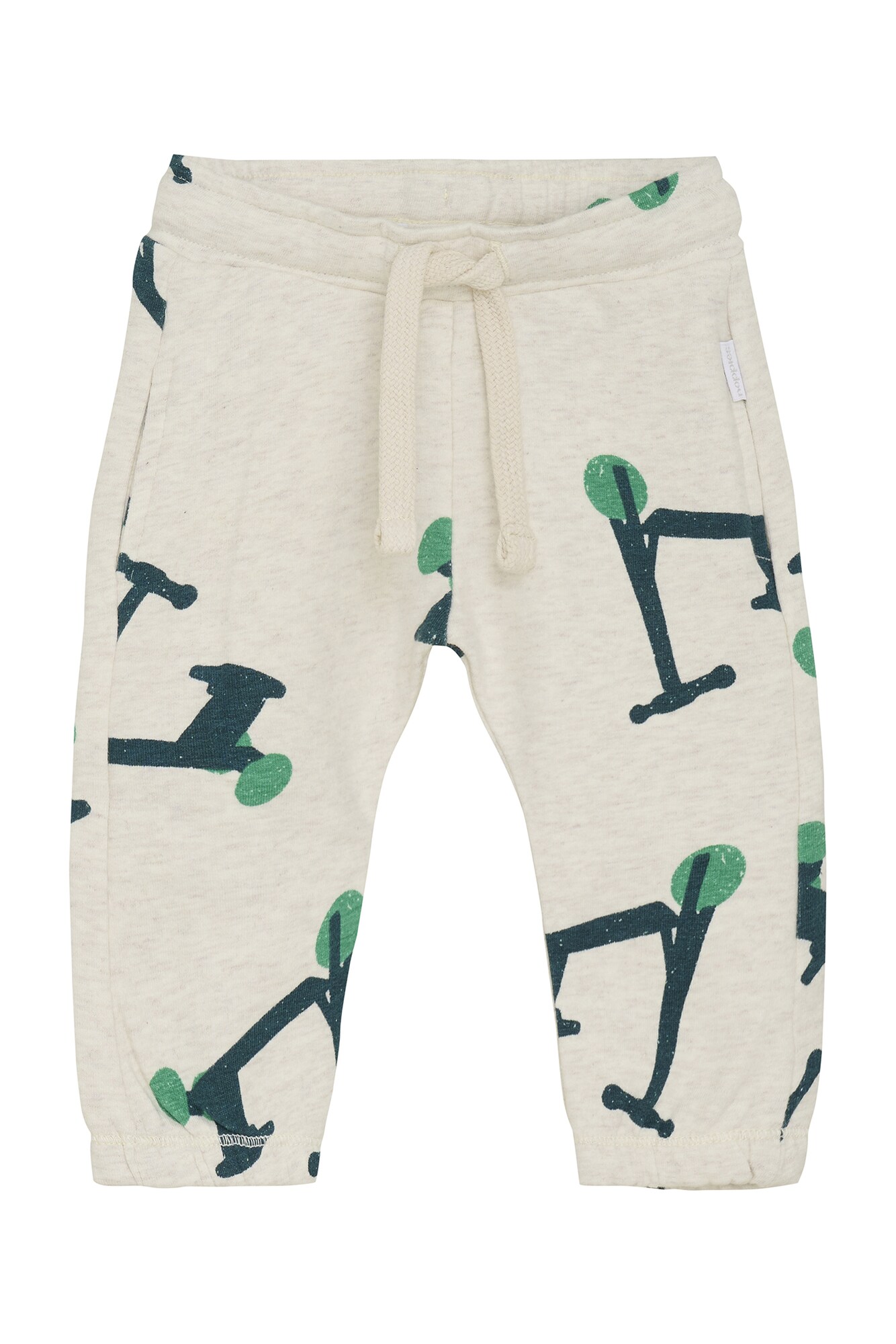 Noppies Broek 'Sudbury' Lichtbeige / Groen / Donkergroen